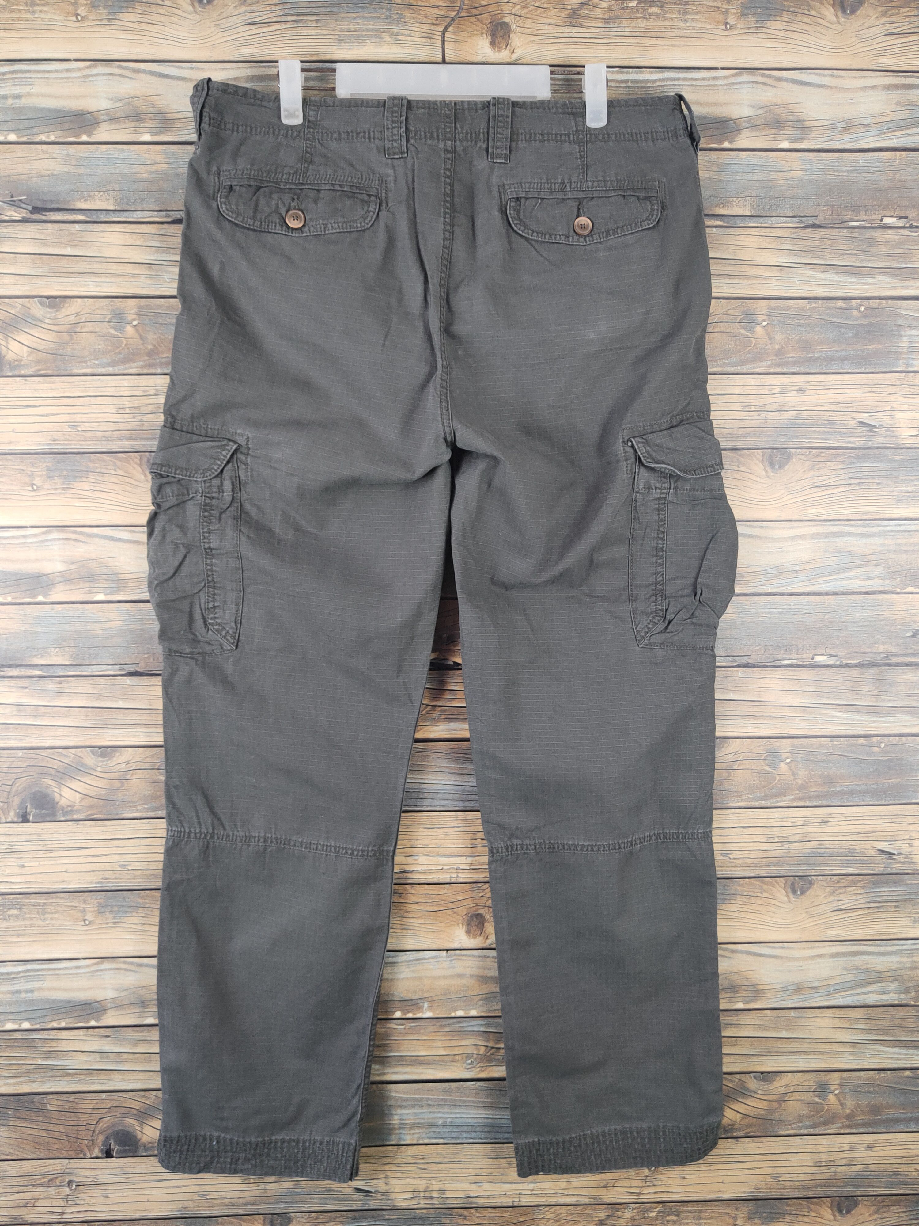 Gap DL Gap Dark Olive Multipocket Cargo Pants #2118 Size US 36 / EU 52 - 7 Thumbnail