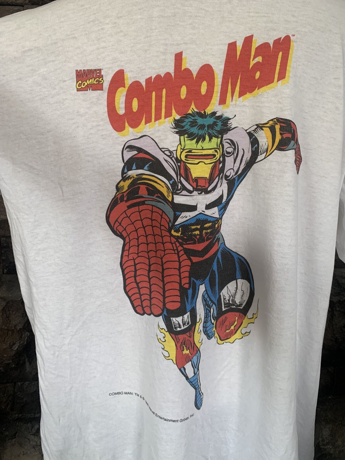 Marvel Comics Vintage 90s Marvel Comics Combo Man T shirt Size US XL / EU 56 / 4 - 2 Thumbnail