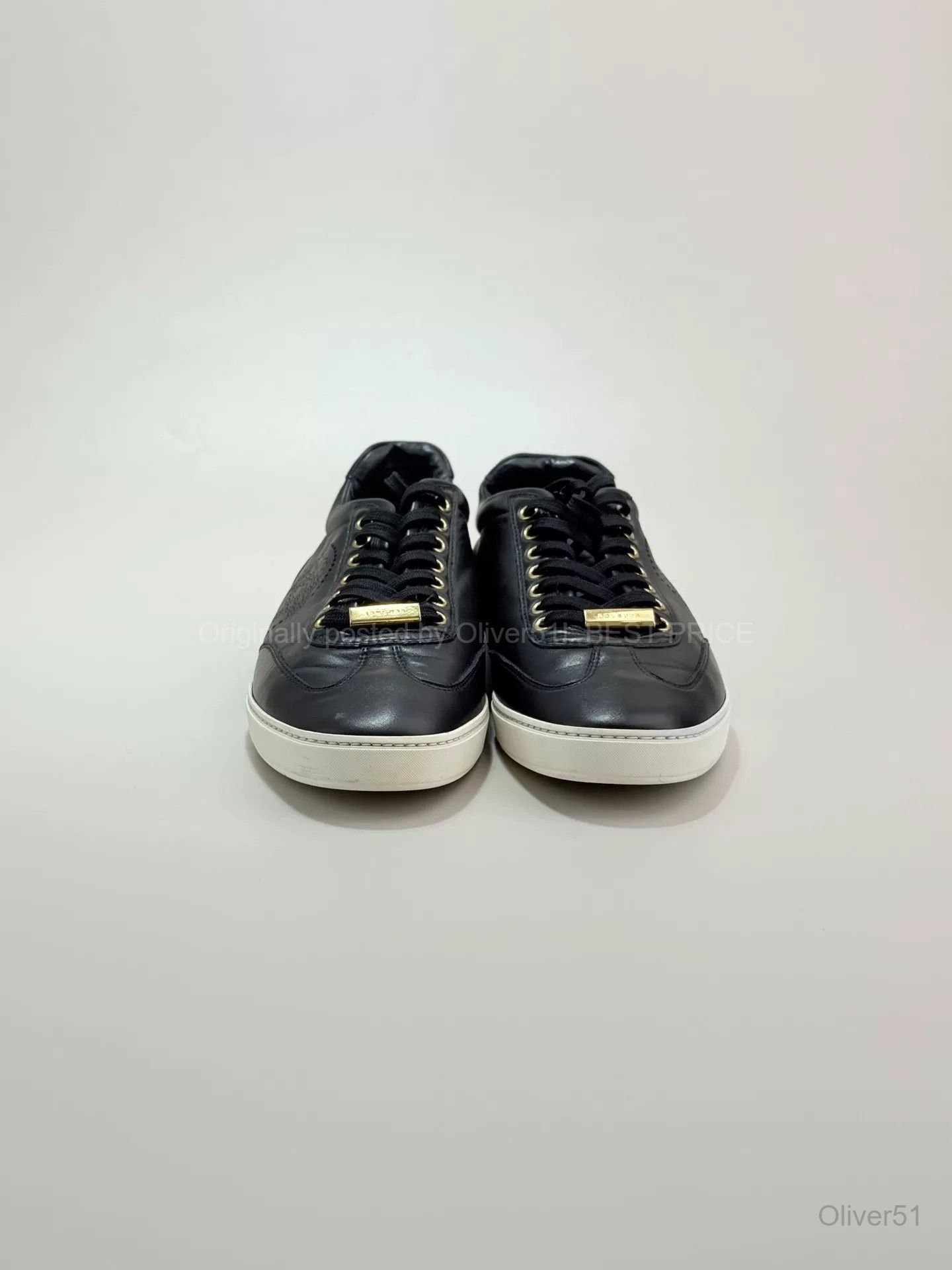 Versace Versace Medusa Black Skate Sneakers Luxury BFAJBCD357 Size US 8.5 / IT 38.5 - 2 Thumbnail