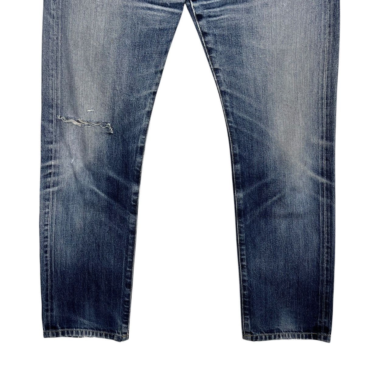 Japanese Brand Vintage Japanese Designer Selvedge Distressed Denim Jeans Size US 31 - 4 Thumbnail