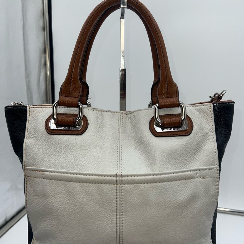 Other Tignanello Italian Leather Color Blocked Tote with Crossbody Size ONE SIZE - 3 Thumbnail
