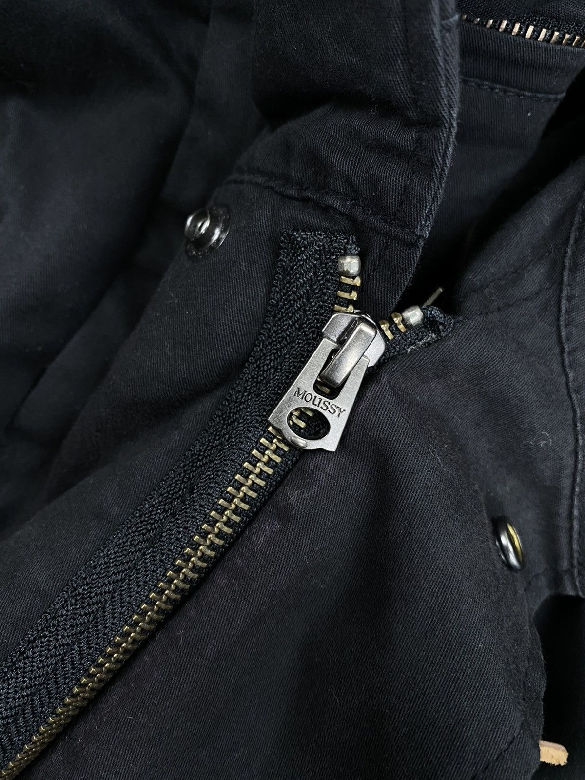 MOUSSY Vintage Moussy Rare Utility Black Parka Style Size US S / EU 44-46 / 1 - 10 Thumbnail