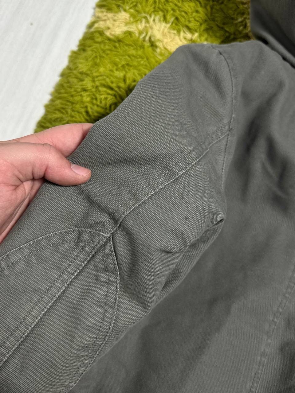 Japanese Brand Vintage Japanese Washed Cropped Fur LGB Style Bomber Jacket Size L / US 10 / IT 46 - 8 Thumbnail