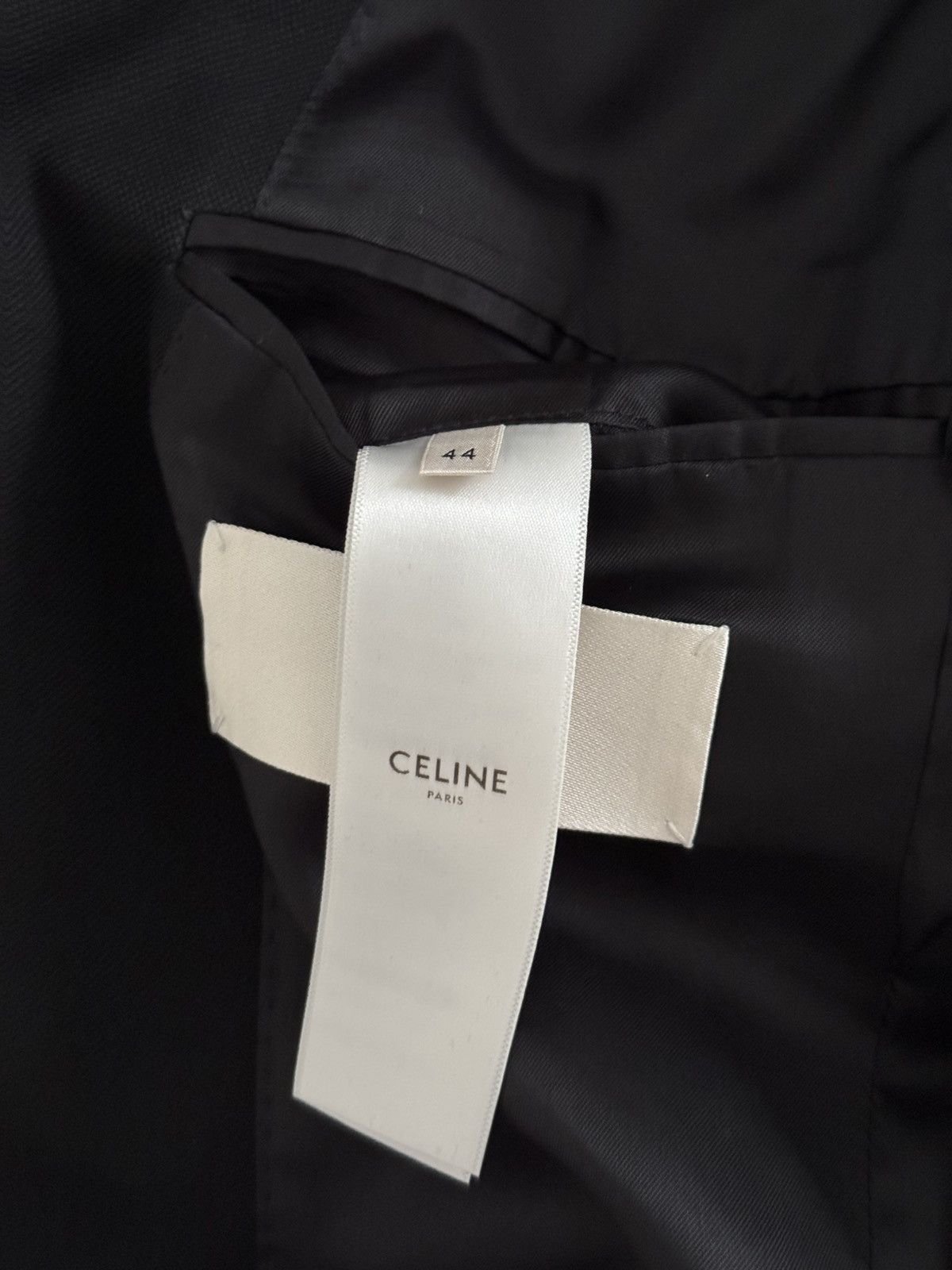 Celine Celine black wool blazer Size 44R - 8 Thumbnail
