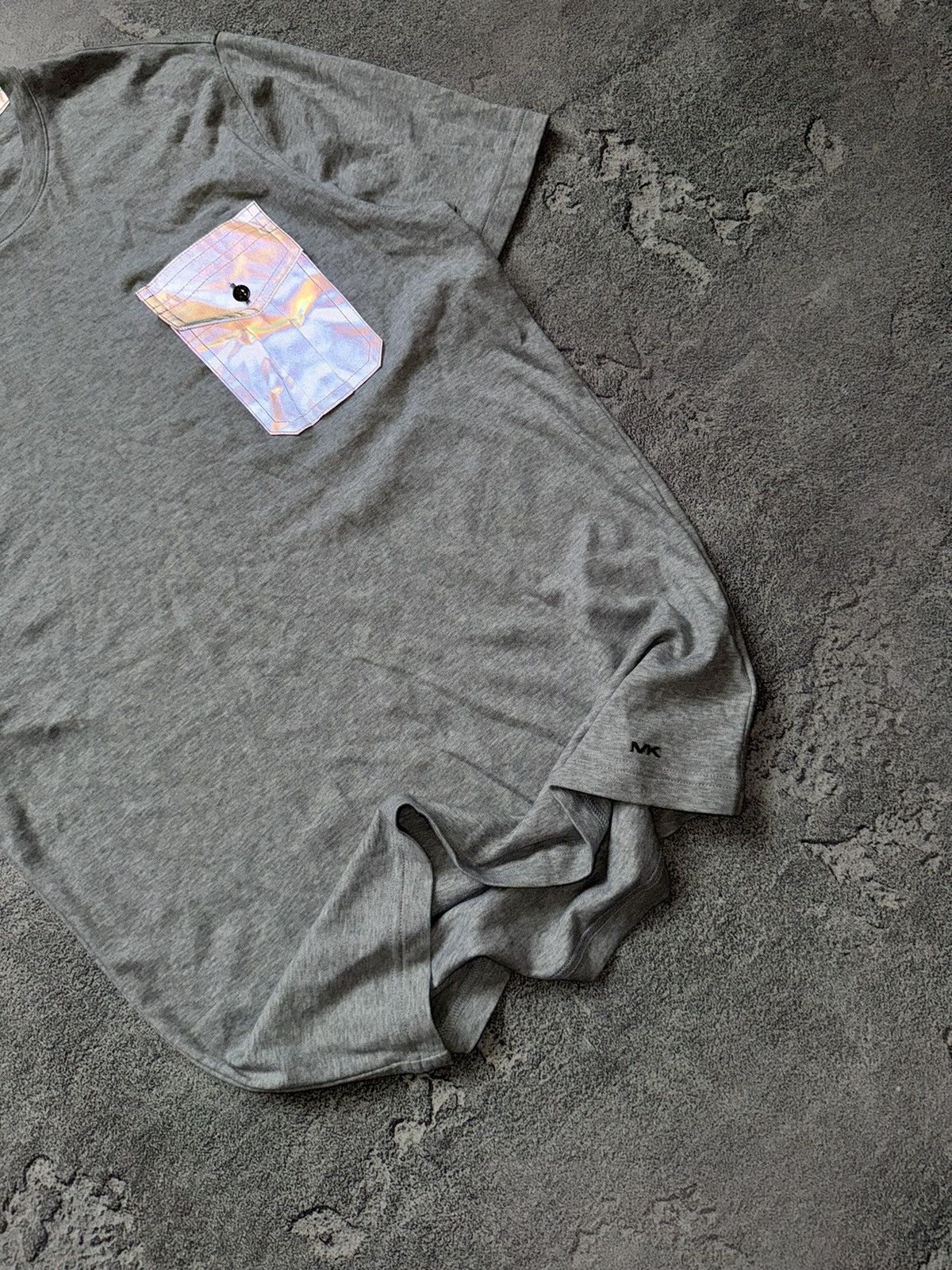 Designer × Michael Kors Michael Kors S tee T-shirt polo jersey basic gray structural Size US S / EU 44-46 / 1 - 3 Thumbnail
