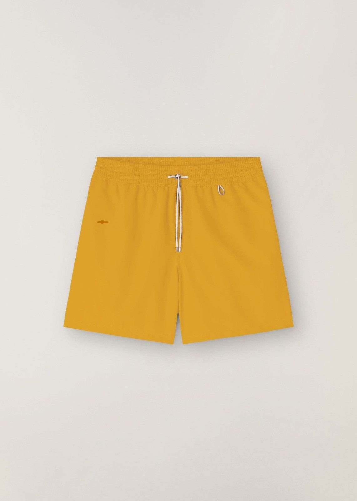 o1srvl11e1024 Bay Soft Albatros Swim Short in Yellow