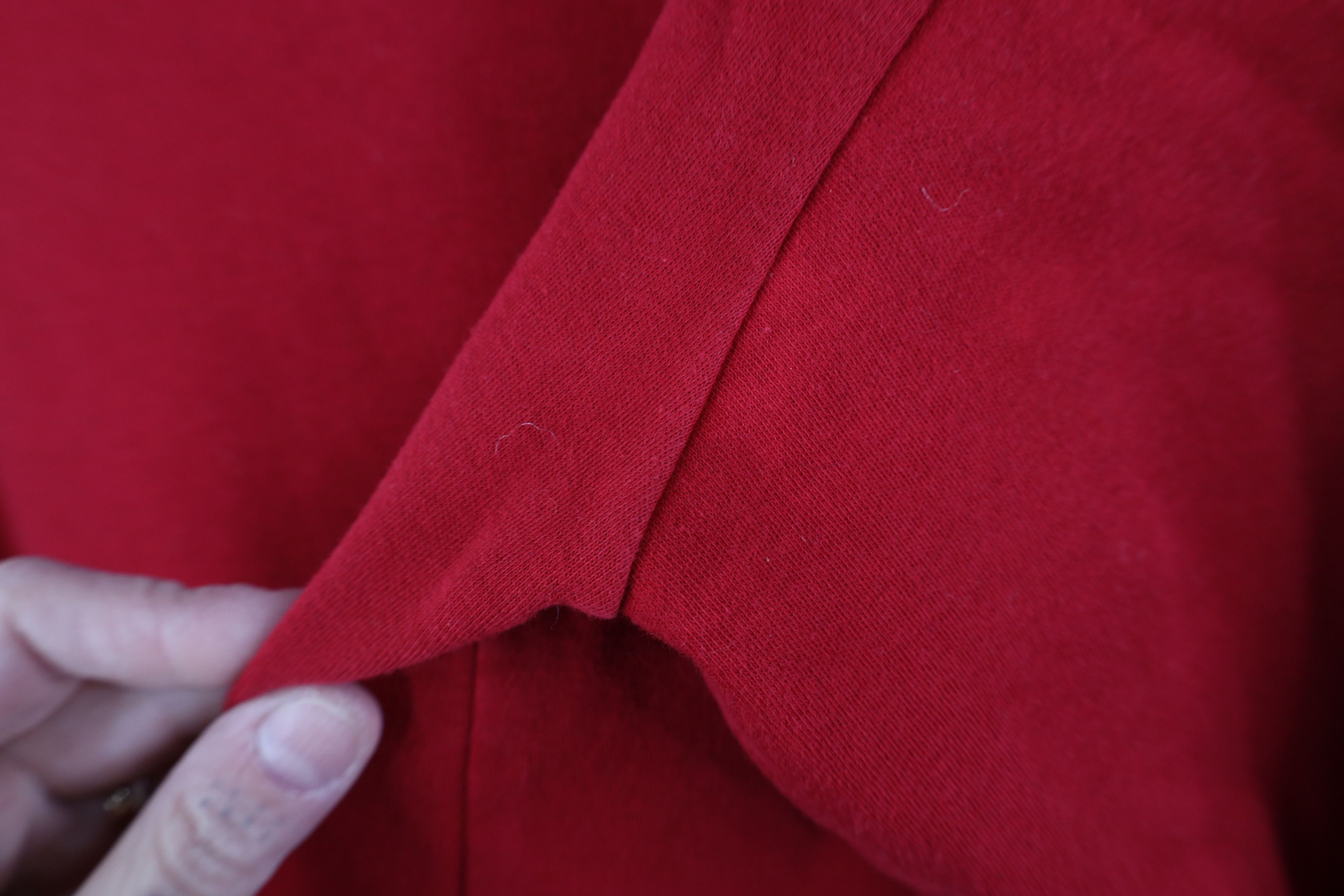 L.L. Bean Vintage 90s LL Bean Mock Neck Long Sleeve T-Shirt Red USA Size US M / EU 48-50 / 2 - 8 Thumbnail