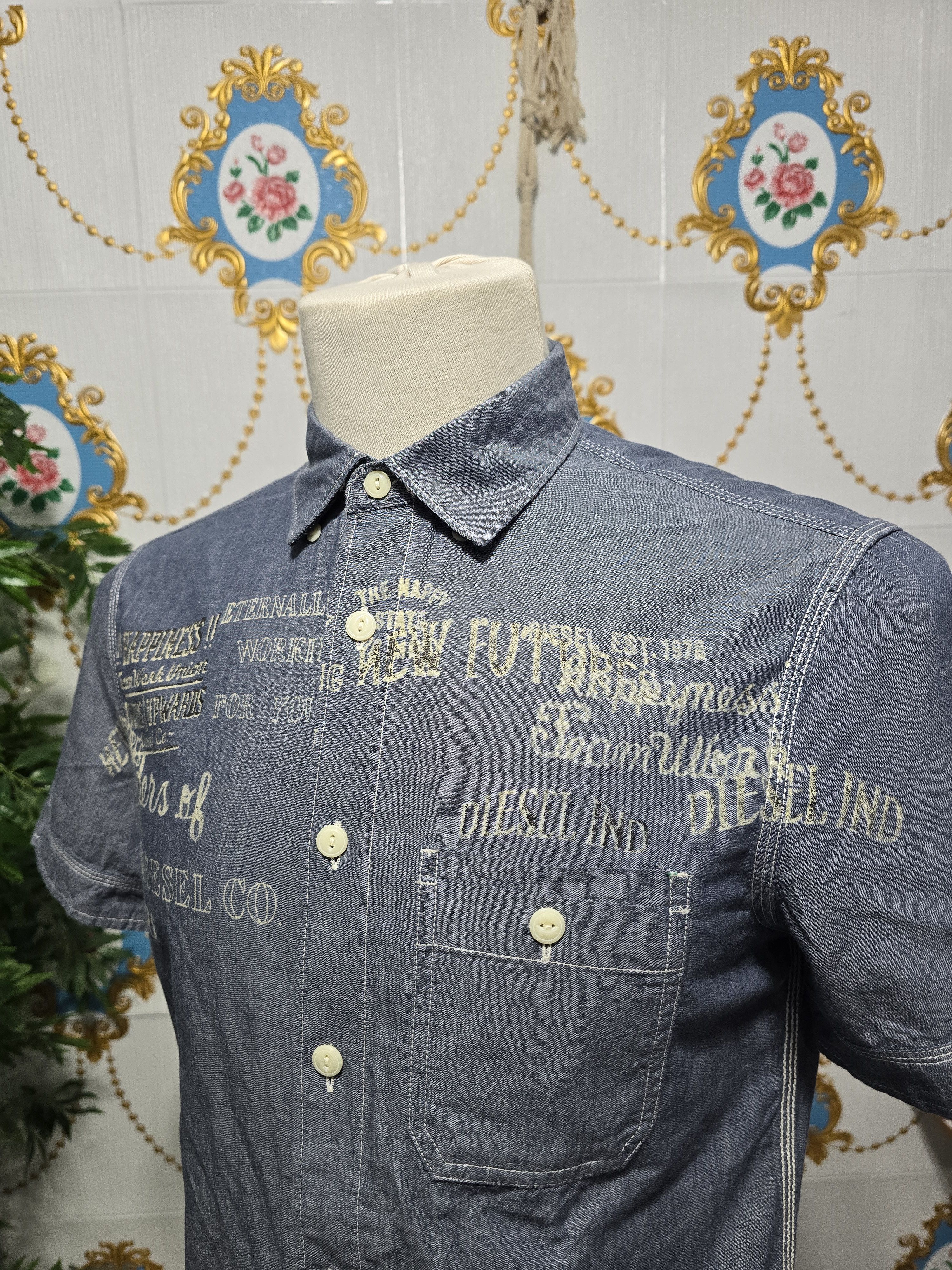 Diesel DIESEL Shirt Men size Large, new without tags Size US M / EU 48-50 / 2 - 12 Thumbnail
