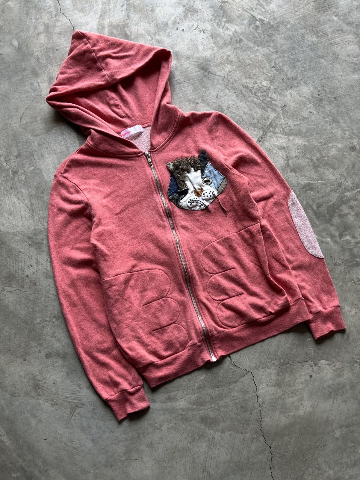 Ne-Net Ne-net Issey miyake Cat Patch Hoodies Size US XXS / EU 40 - 9 Thumbnail