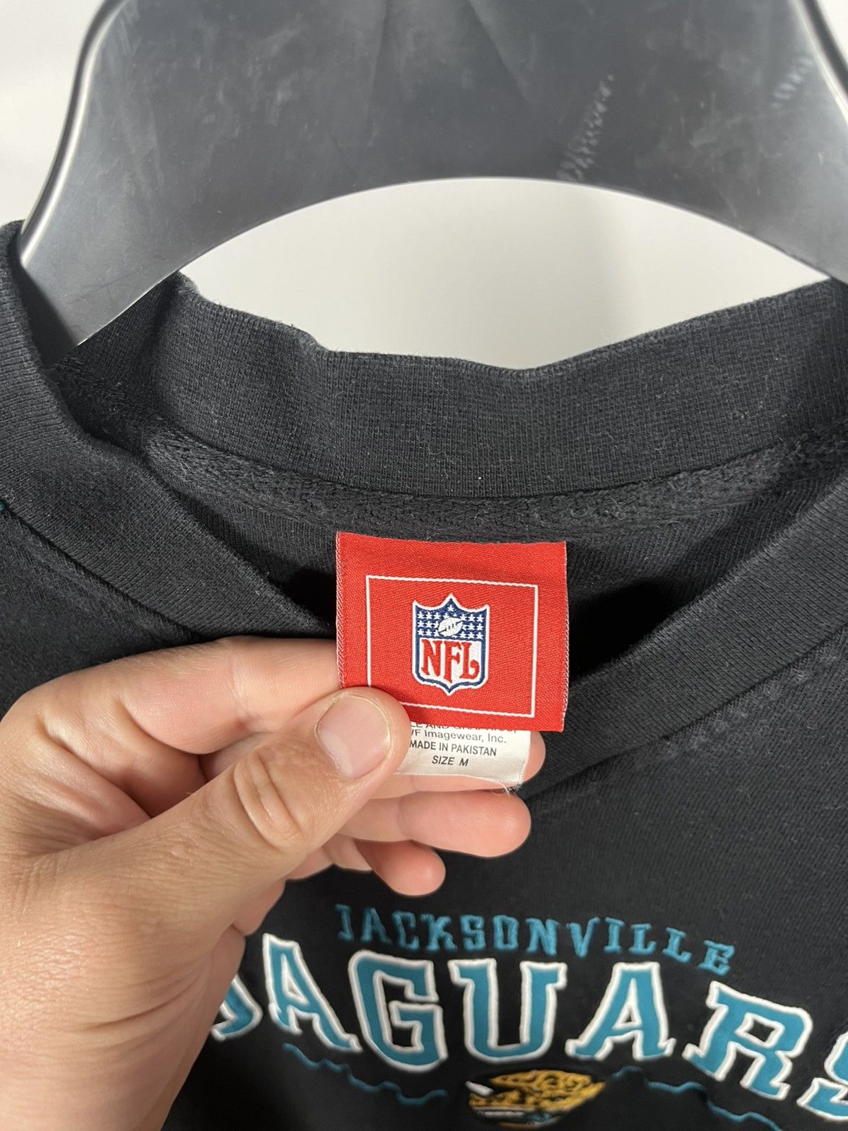 NFL Vintage NFL Jacksonville Jaguars Teal Long Sleeve Shirt Size US M / EU 48-50 / 2 - 3 Thumbnail