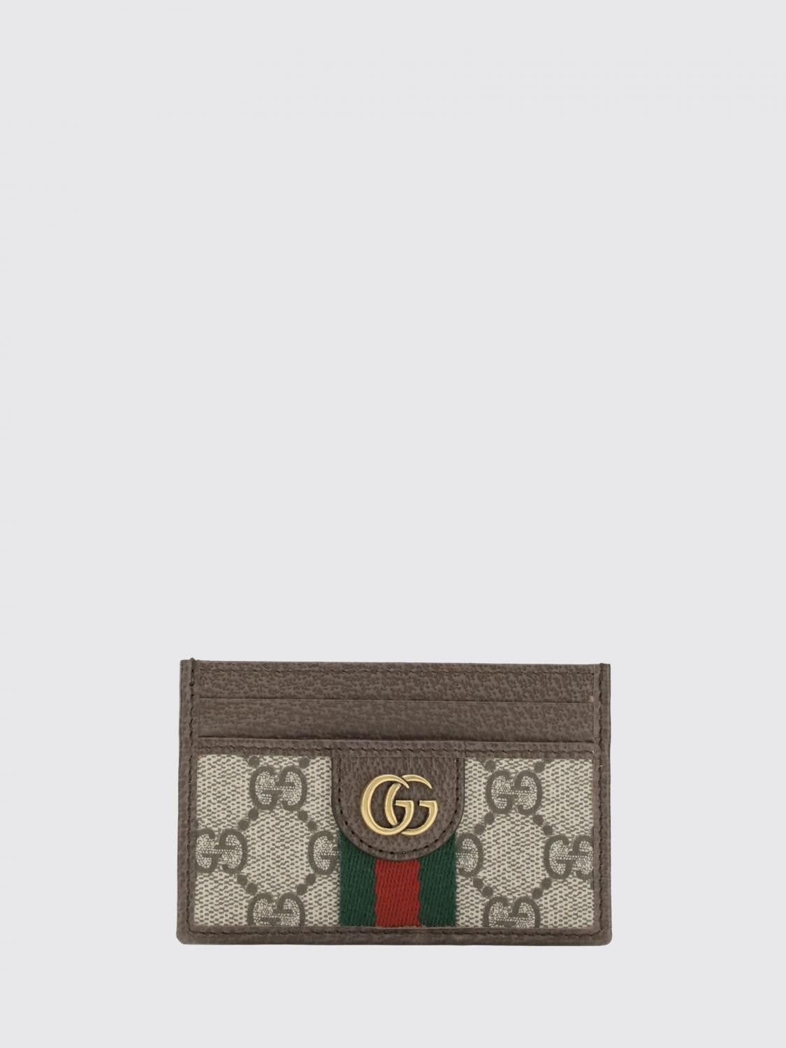 Gucci Gucci Wallet Men Brown Size ONE SIZE - 1 Thumbnail