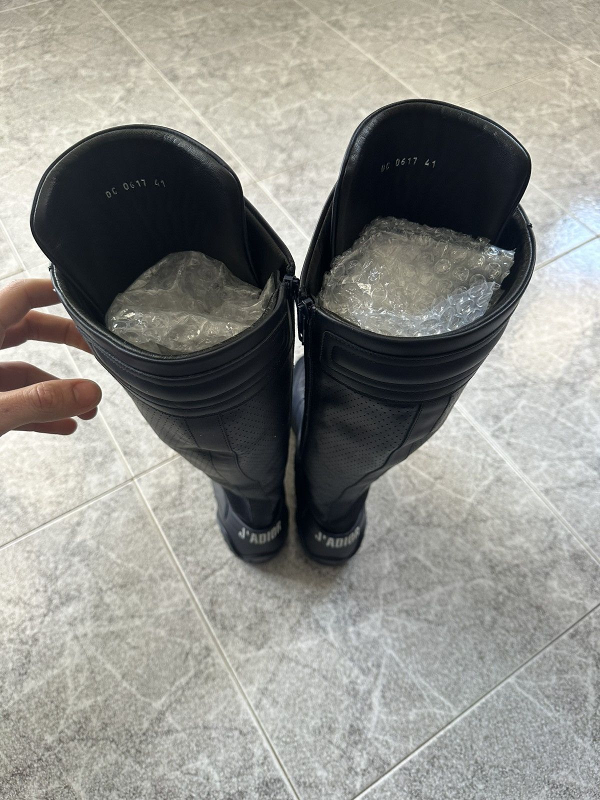 Dior SS 2017 Christian Dior “J’Adior” D-Fence Leather Boots Size US 11 / IT 41 - 15 Thumbnail