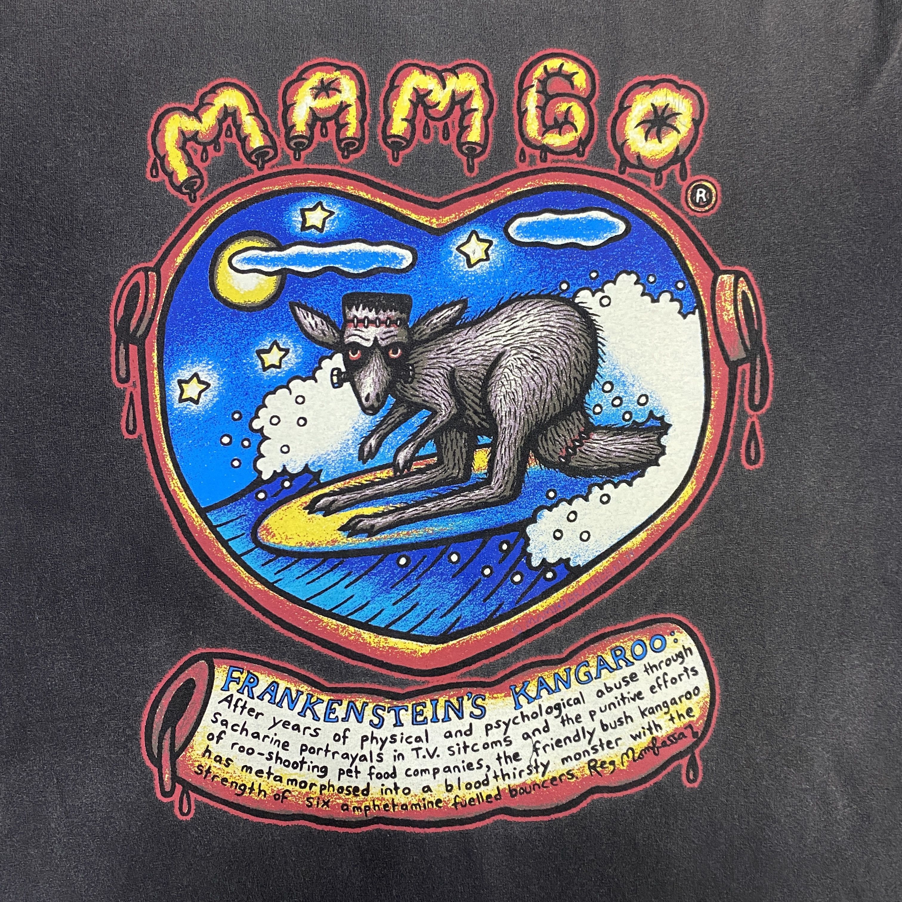 Mambo Vintage 90s SUN FADED MAMBO GRAPHIC PIL TEE Shirt - H078 Size US L / EU 52-54 / 3 - 3 Thumbnail
