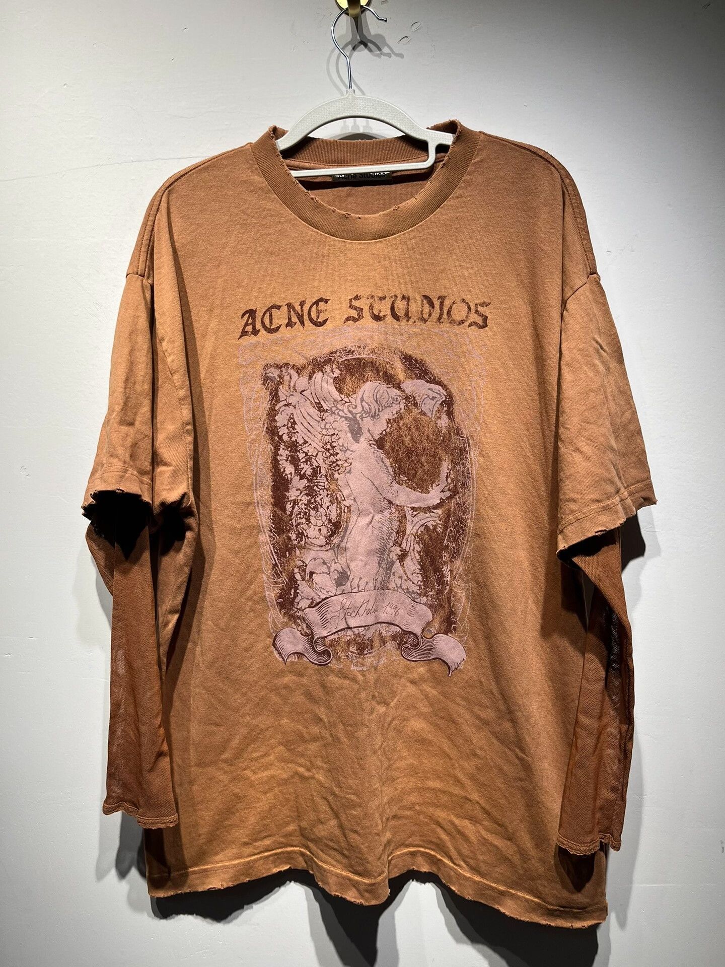 Acne Studios Acne Studios Printed Red T-Shirt XXS Women Size XXS / US 00 / IT 34 - 1 Thumbnail