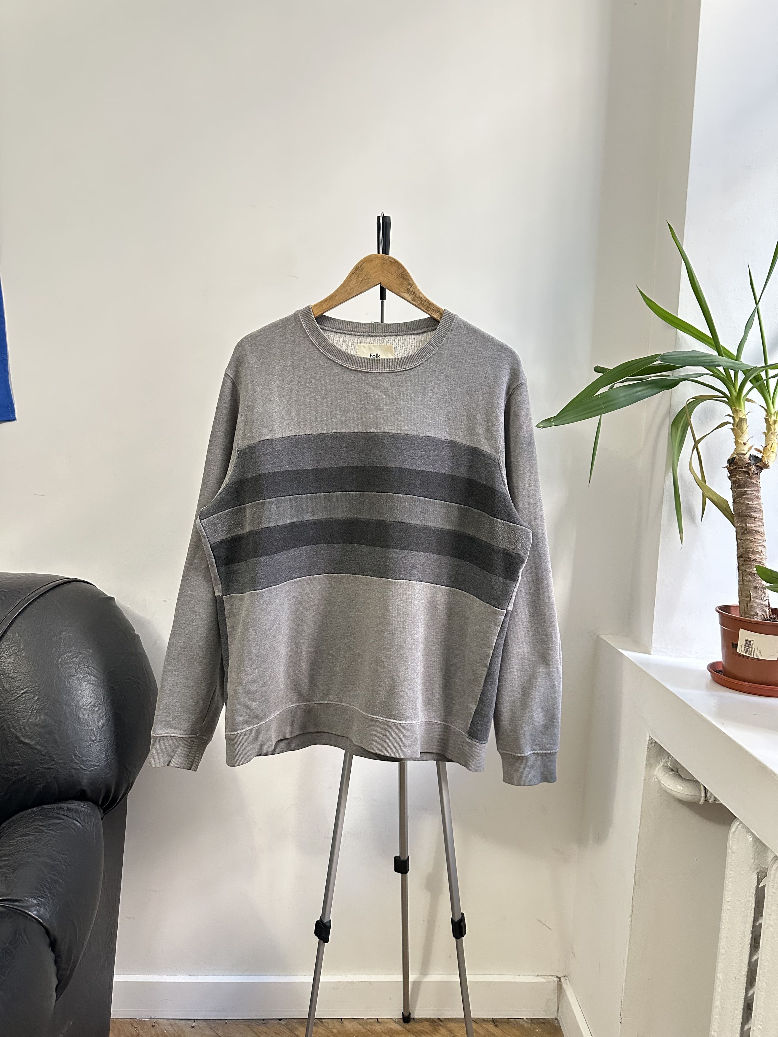 Folk Folk Grey Classic Sweatshirt M Men's Size US M / EU 48-50 / 2 - 2 Thumbnail