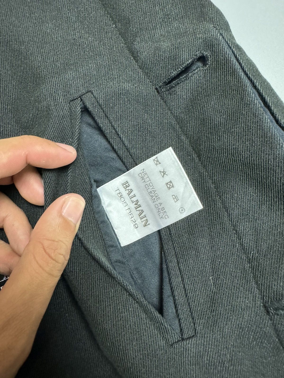 Balmain BALMAIN Paris Long Coat Jackets Size 48R - 9 Thumbnail