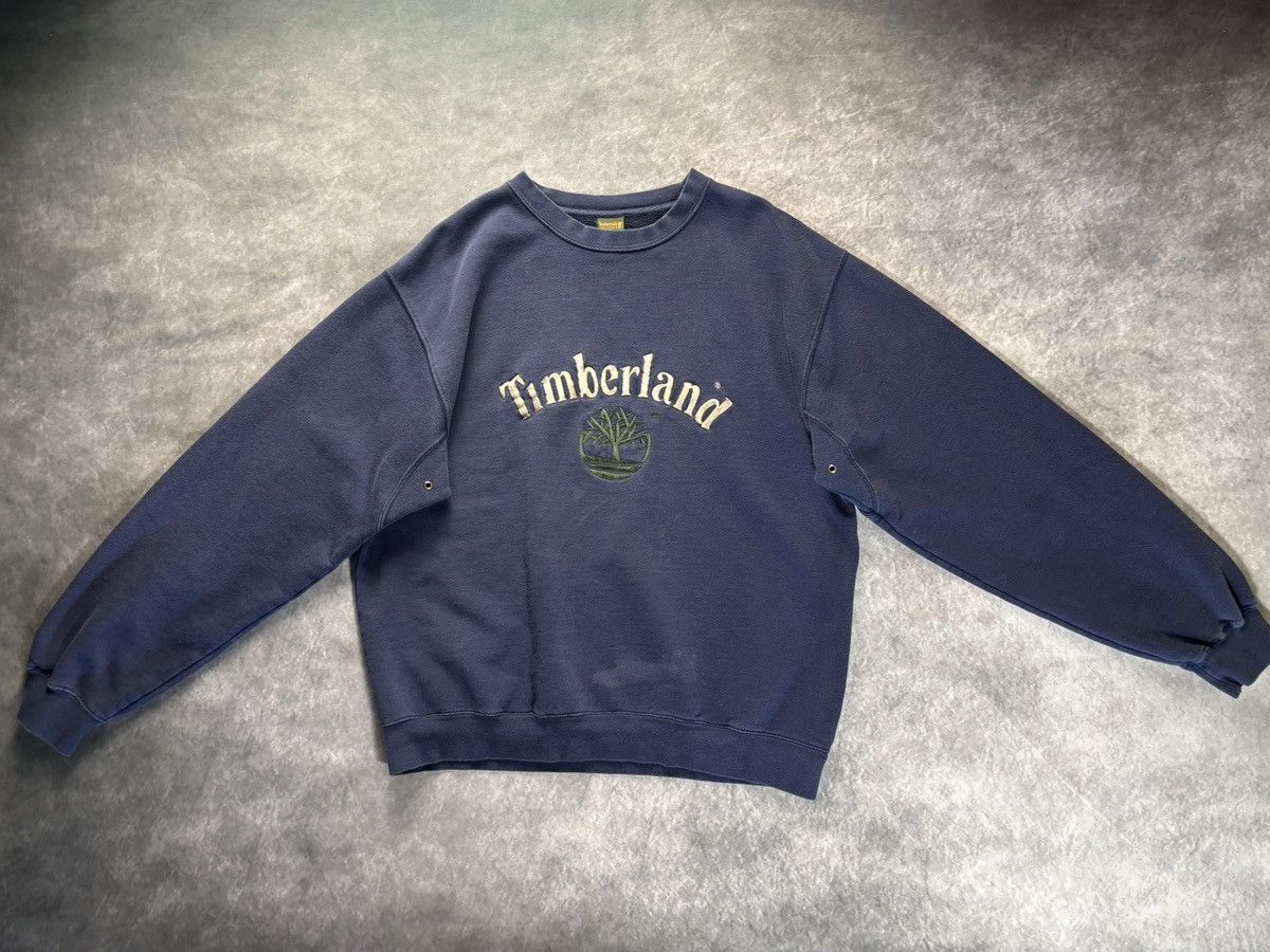 Timberland Vintage Timberland Sweatshirt 90s Crewneck Pullover Sweater Size US L / EU 52-54 / 3 - 10 Thumbnail