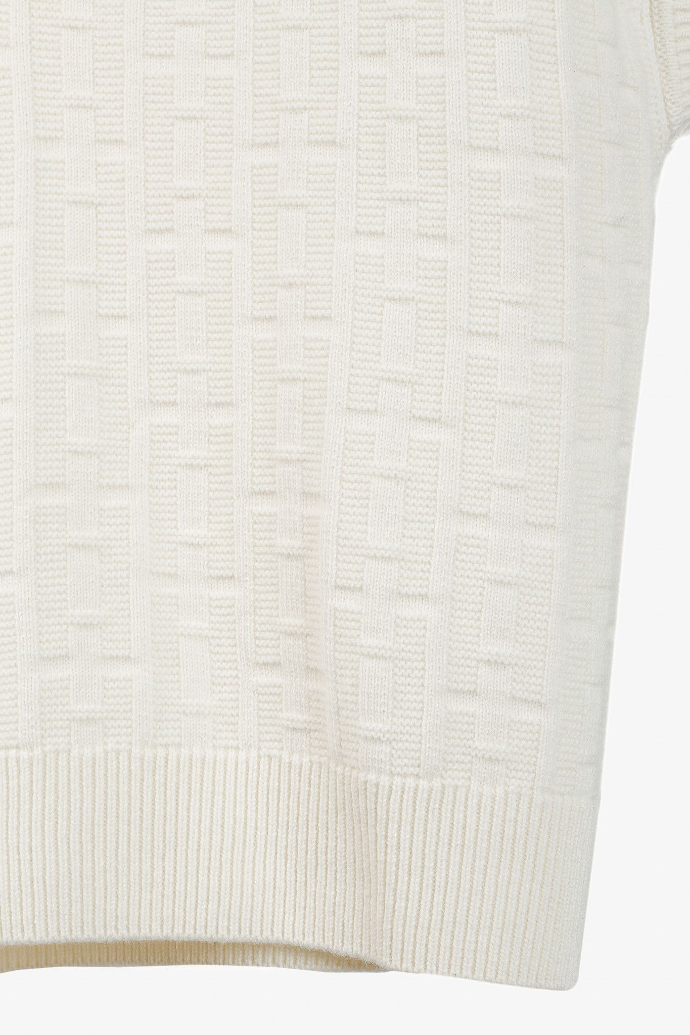 Hermes Hermes Cream Monogram Wool-Knit Sweater Vest & Pants Set Size M / US 6-8 / IT 42-44 - 10 Thumbnail