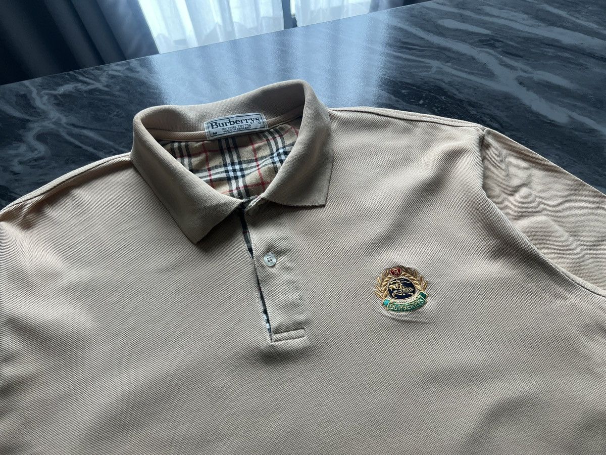 Burberry Burberry : Long Sleeve England Embroidered Logo Size US M / EU 48-50 / 2 - 5 Thumbnail