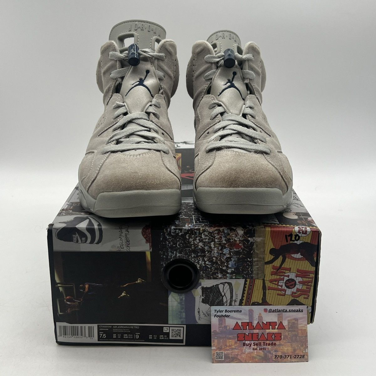 Jordan Brand Air Jordan 6 Georgetown Size US 7.5 / EU 40-41 - 2 Thumbnail