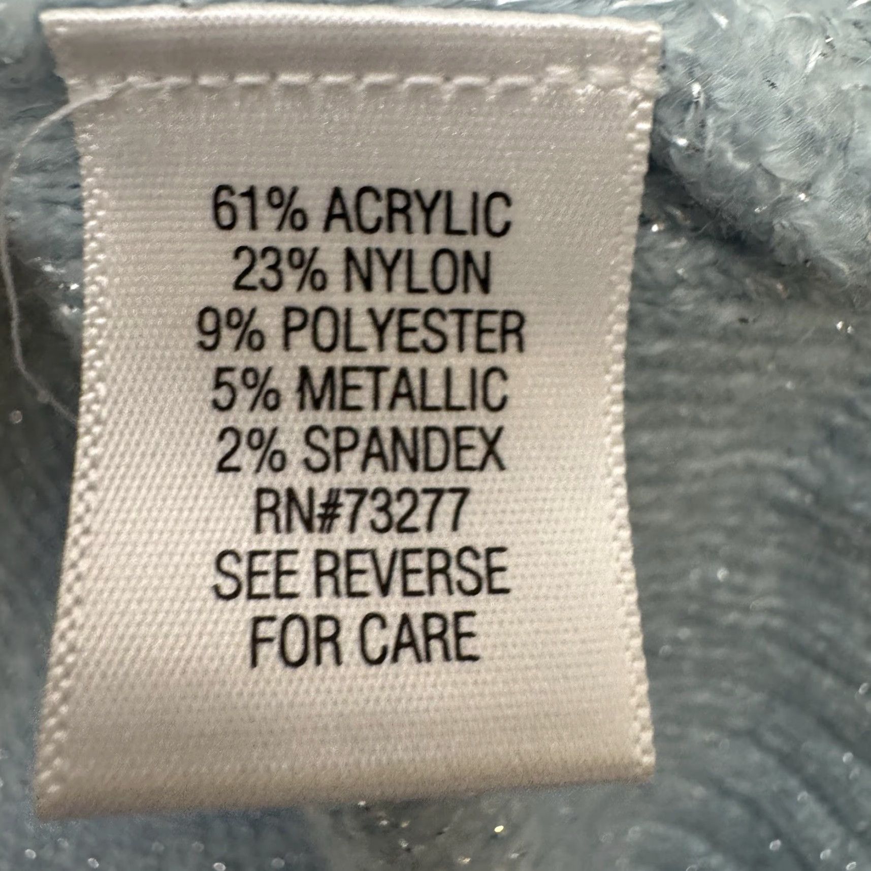Croft & Barrow Crofts & Barrow Sweater Women Petite XL Light Blue Shimmer Metallic Holiday Winter Pullover Soft Cozy Timeless Seasonal Mens Womens Girls? Size XL / US 12-14 / IT 48-50 - 6 Thumbnail