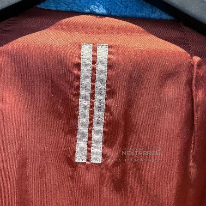 Rick Owens Rare Blue Orange Shearling Zip Jacket. Size US M / EU 48-50 / 2 - 5 Thumbnail