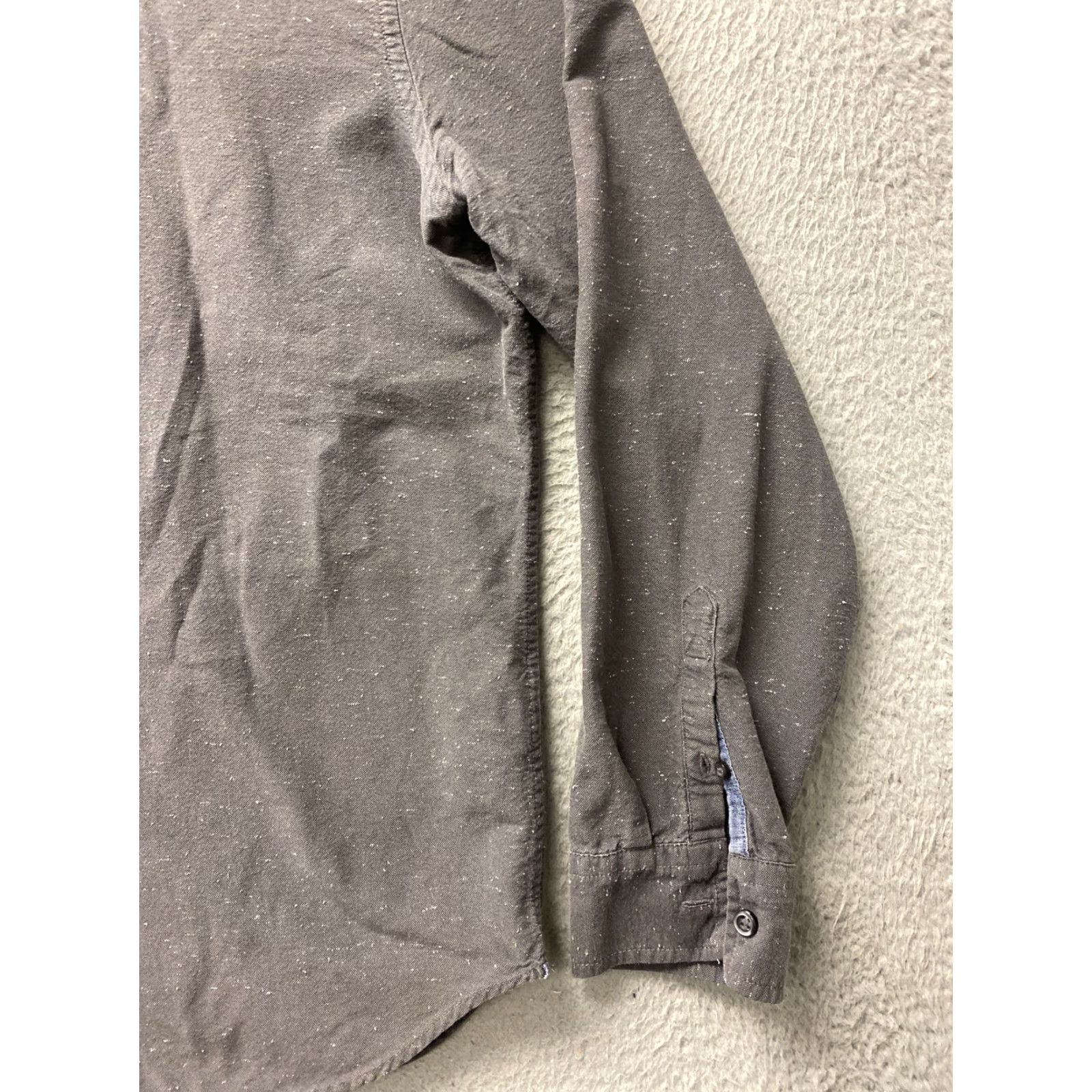 Gap GAP Shirt Mens Large Grey Knit Casual Button Long Sleeve / 102-32 Size US L / EU 52-54 / 3 - 2 Thumbnail