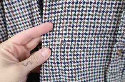 Vintage Vintage 90s Streetwear Houndstooth Flannel Button Down Shirt Size US M / EU 48-50 / 2 - 4 Thumbnail