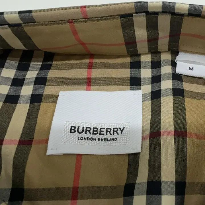 Burberry Burberry Burberry Short Sleeve Shirt in Khaki Check-2507 Size US M / EU 48-50 / 2 - 4 Thumbnail