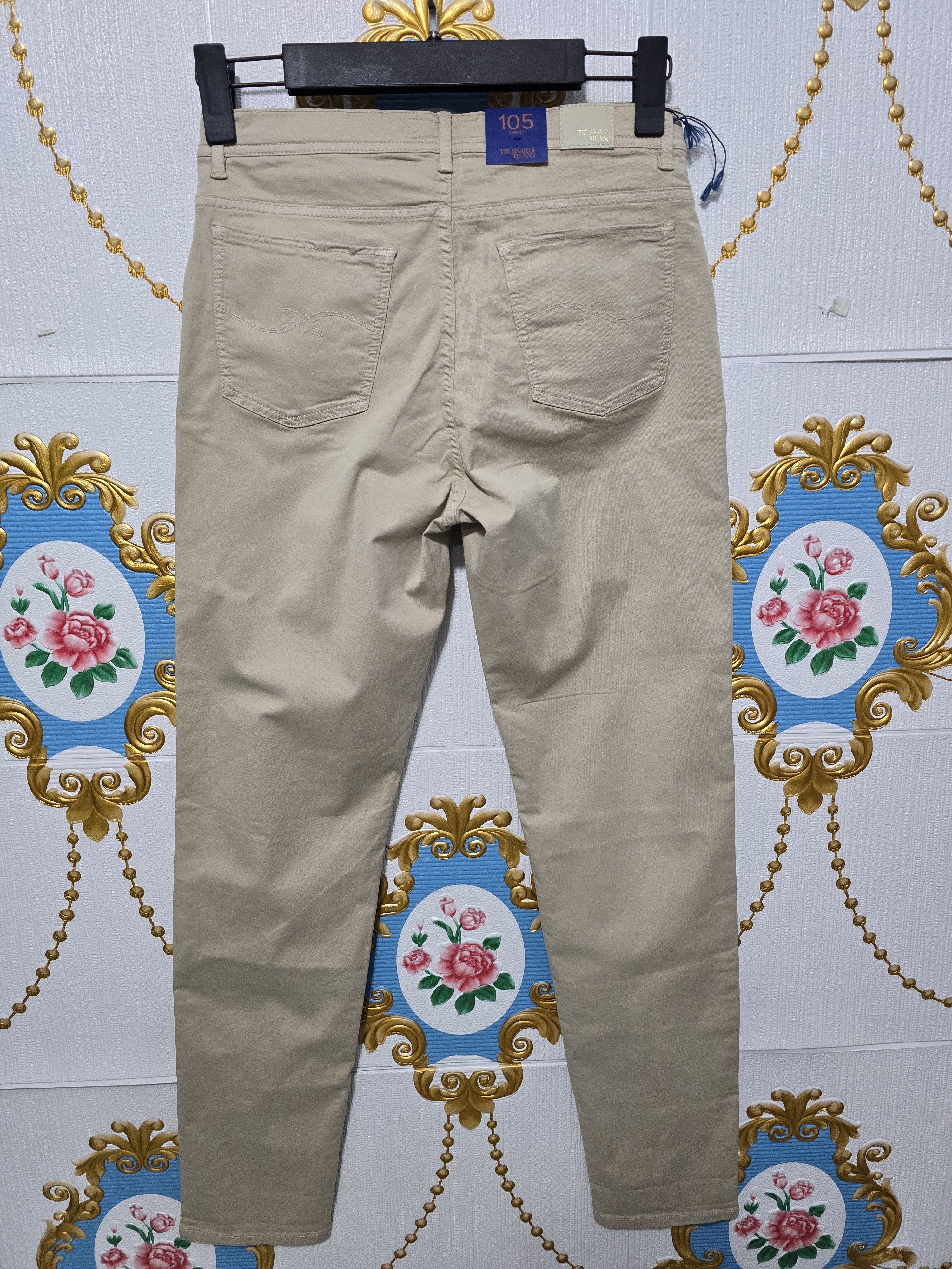 Trussardi TRUSSARDI pants 105 skinny new with TAGS Size 31" - 6 Thumbnail