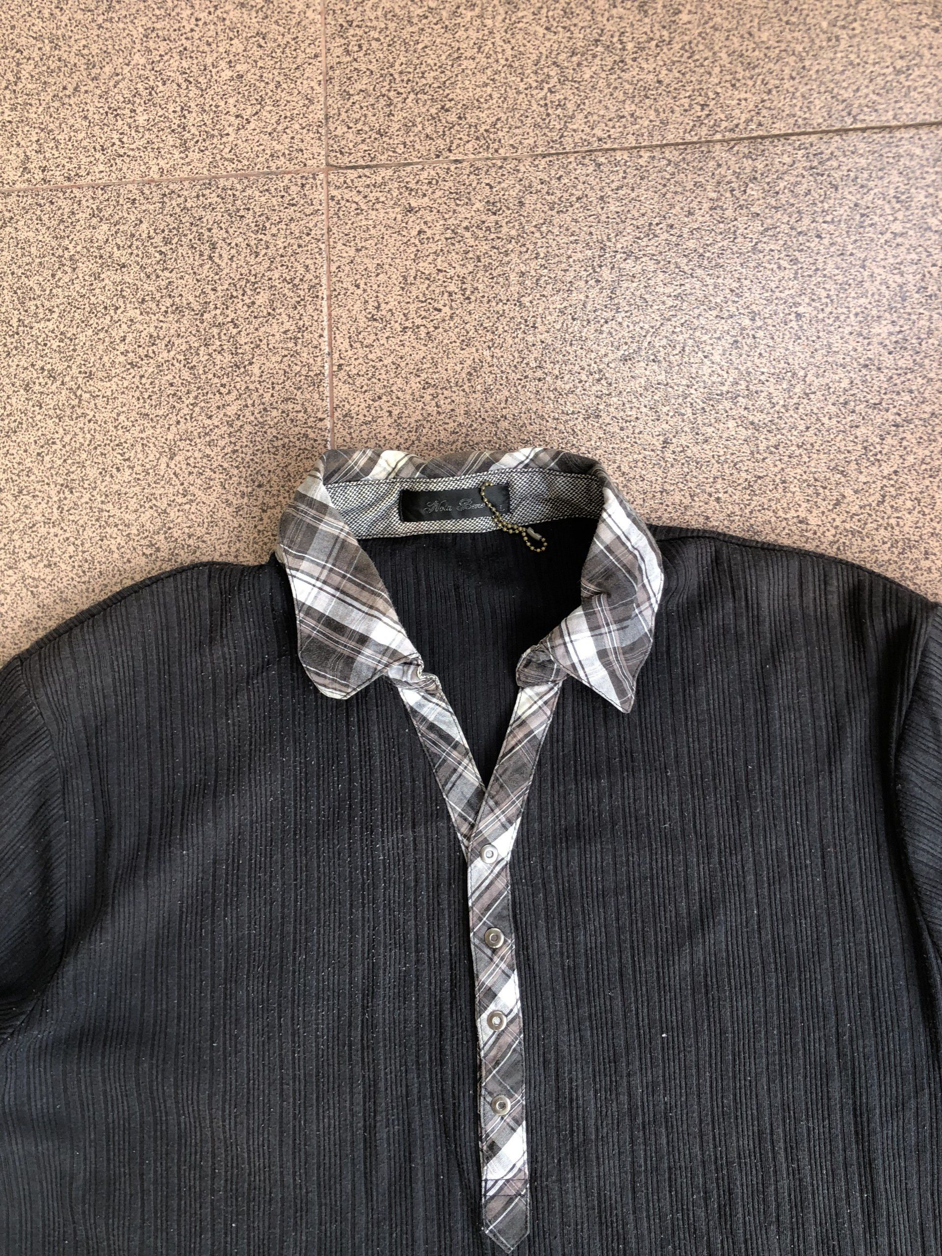 If Six Was Nine 2000s Double Layer Collar Notabene Japanese Vkei Style Y2k Size US L / EU 52-54 / 3 - 5 Thumbnail