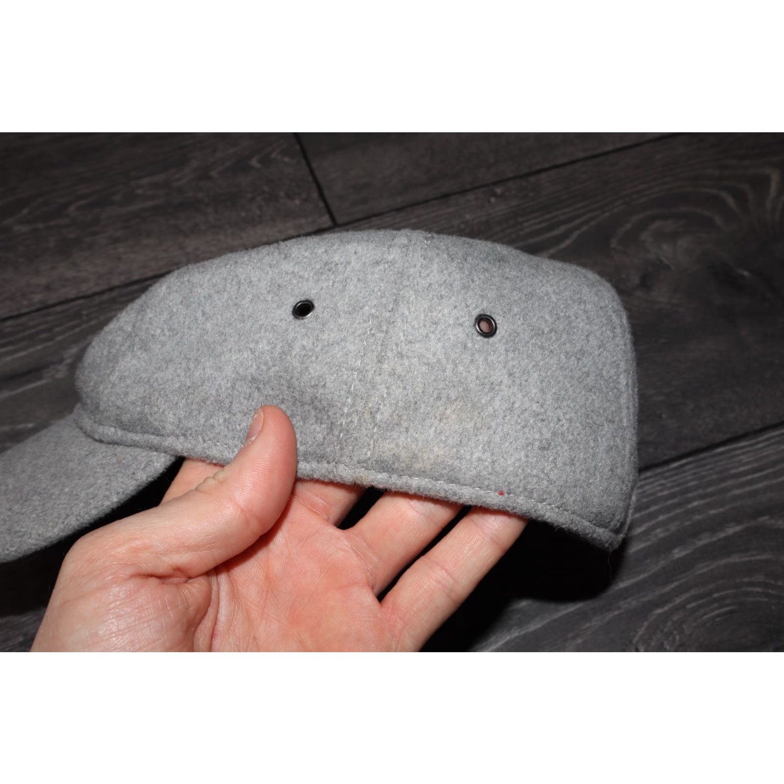 Hackett HACKETT LONDON MR CLASSIC WOOL LANA BASEBALL CAP HAT ONE SIZE GRAY ADJUSTABLE MEN Vintage Wool Cap Baseball Cap Mens One Size Gray Adjustable) Size ONE SIZE - 3 Thumbnail