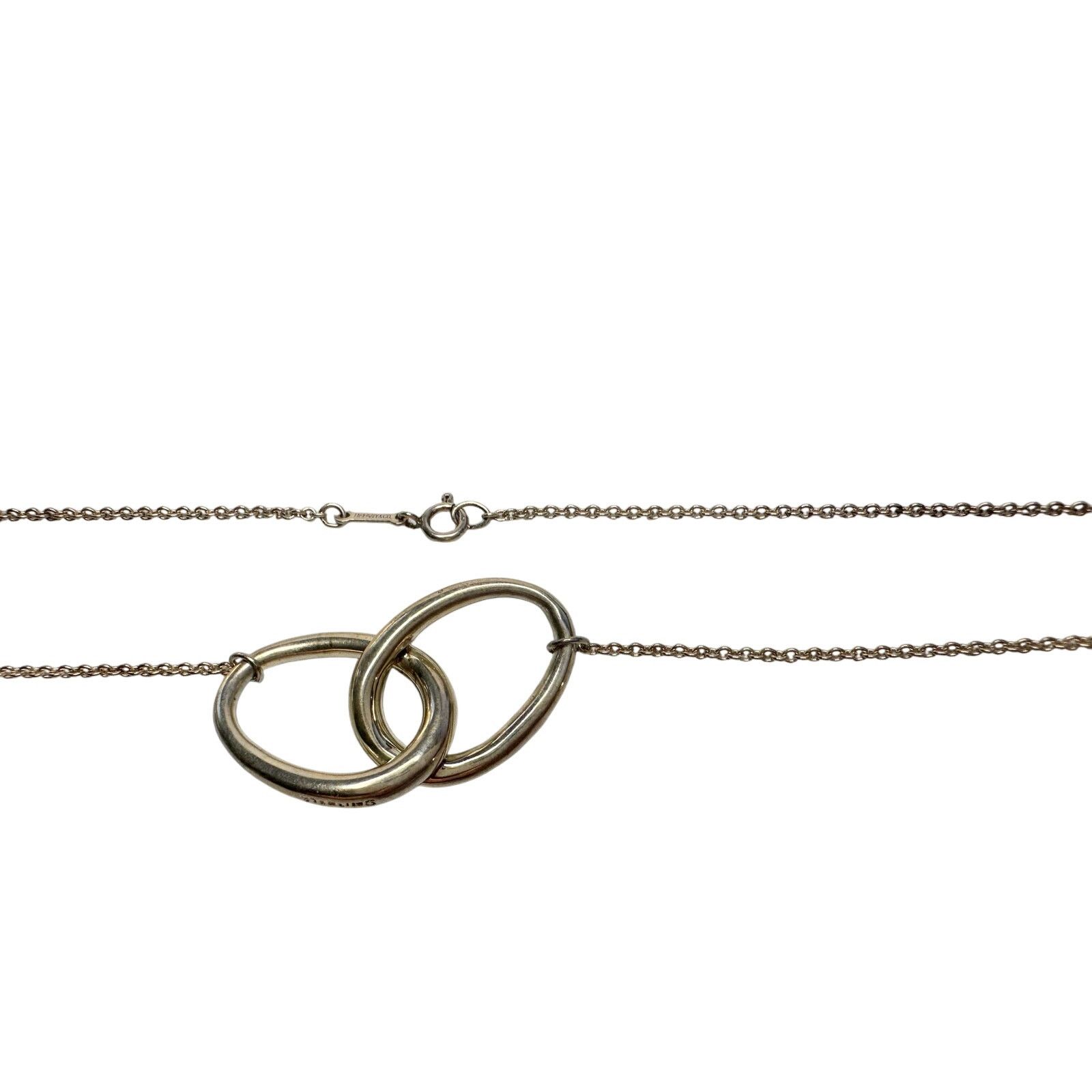 Tiffany & Co. Tiffany and Co Elsa Peretti Large Double Loop Necklace 14" Size ONE SIZE - 6 Thumbnail