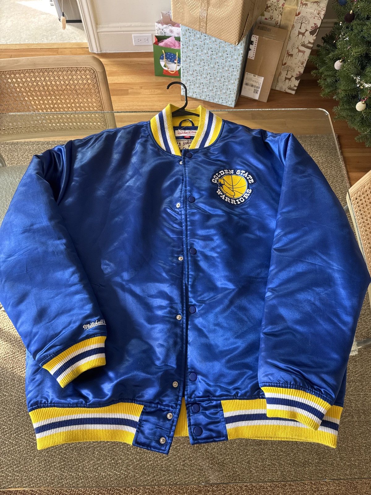 Mitchell & Ness Hardwood Classics Warriors Jacket