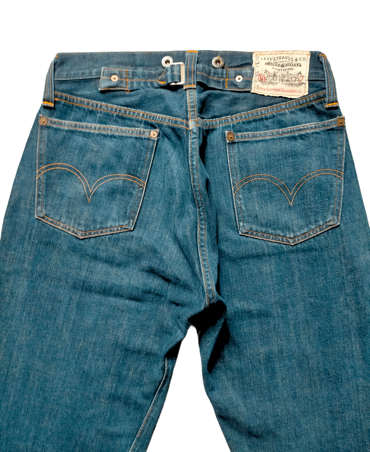 Levi's Vintag Levis 201 inspired 1920s Selvedge denim Size US 30 / EU 46 - 2 Thumbnail