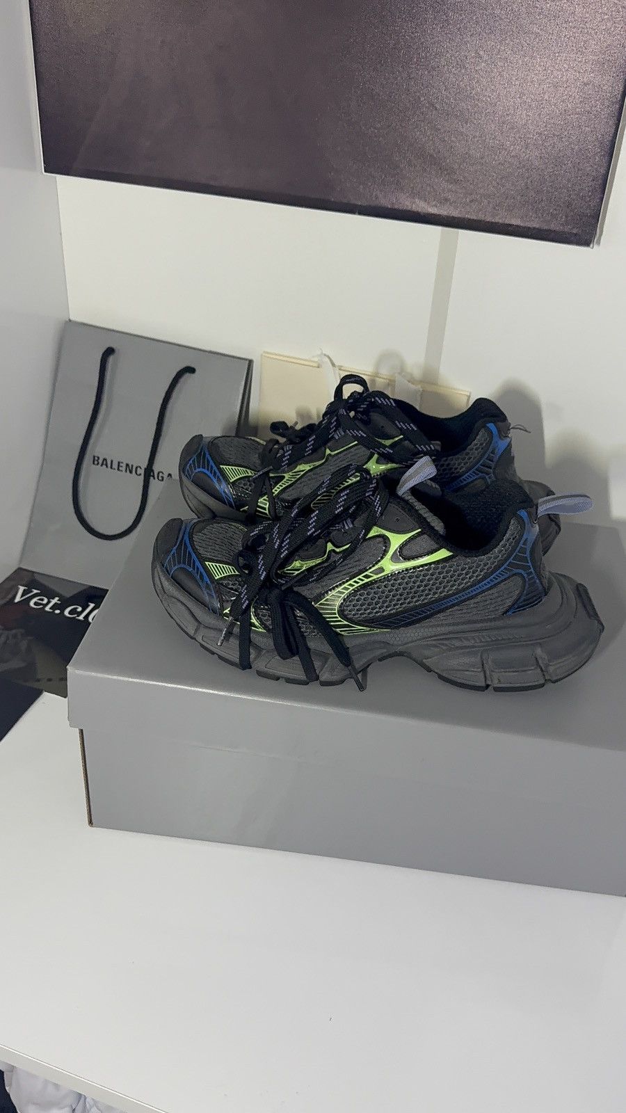 Balenciaga ⛔️Balenciaga 3XL grey blue green 41 Size US 8 / EU 41 - 1 Thumbnail