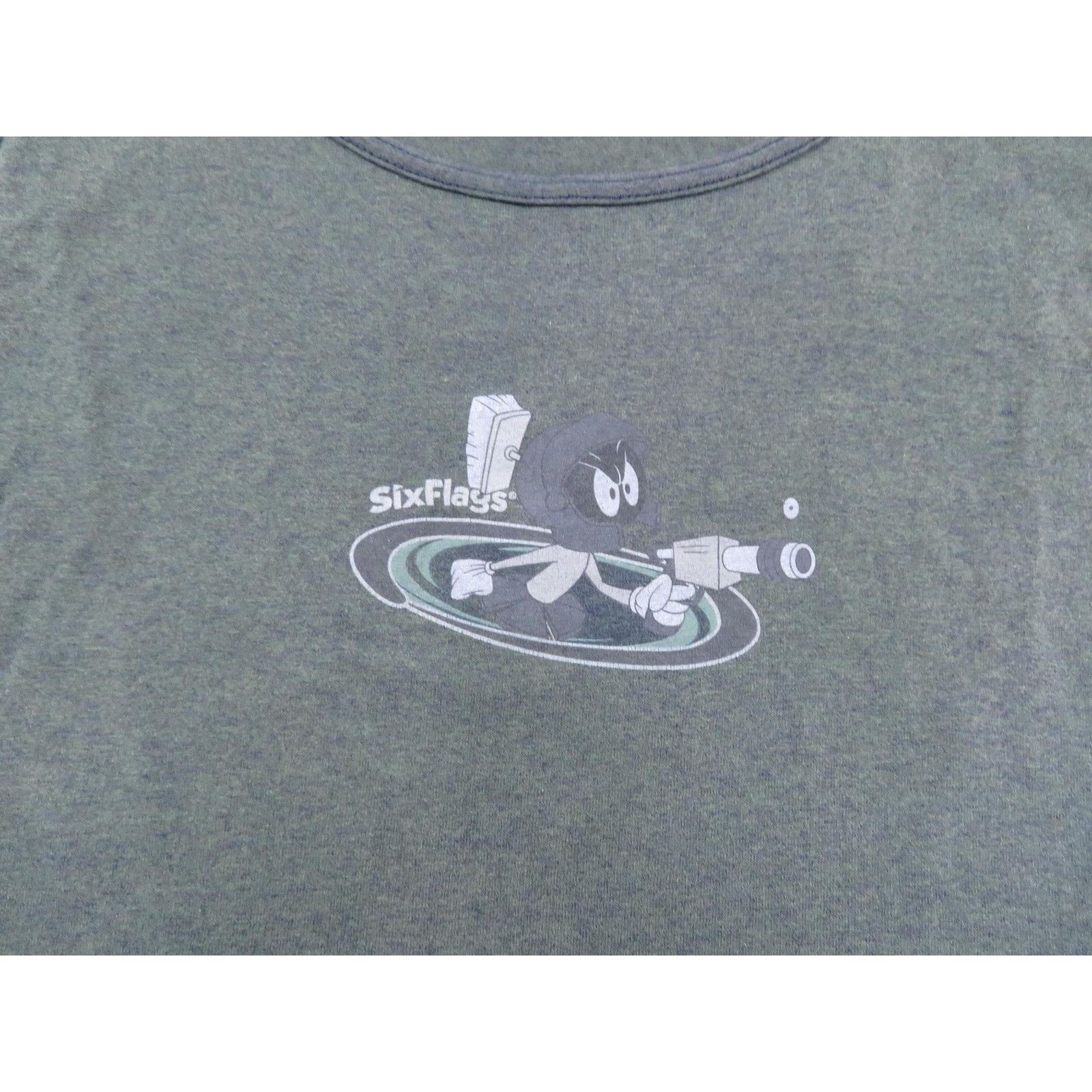 Other Marvin the Martian Six Flags Tank Top Green Sz XL? 1990s Size US XL / EU 56 / 4 - 2 Thumbnail