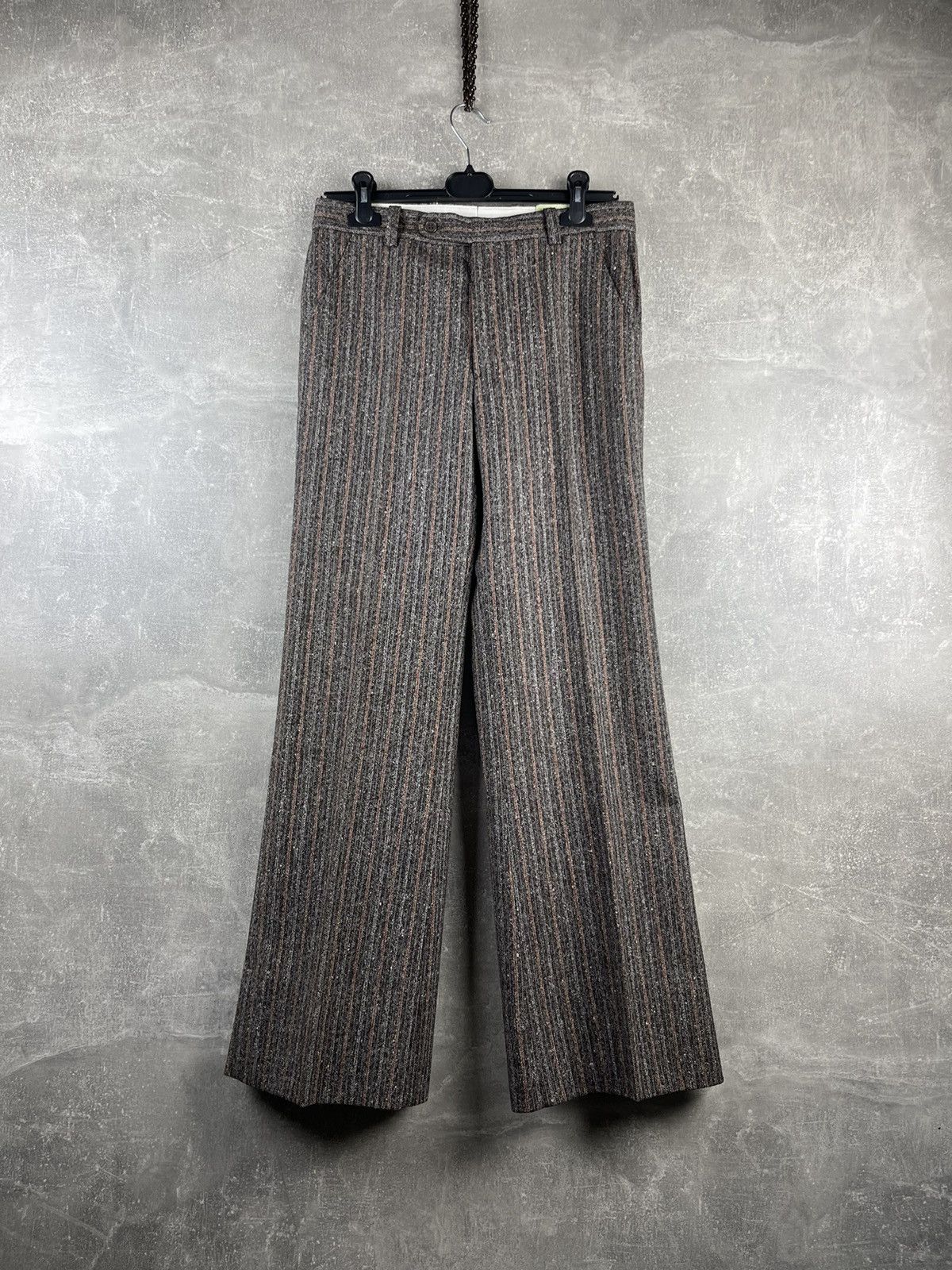 Lubiam Lubiam Luxury Old Money Wool Stripped Doublebreasted Suit Size 48L - 13 Thumbnail