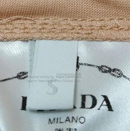 Prada Prada Cotton Long Sleeve Cropped Top . Size S / US 4 / IT 40 - 6 Thumbnail