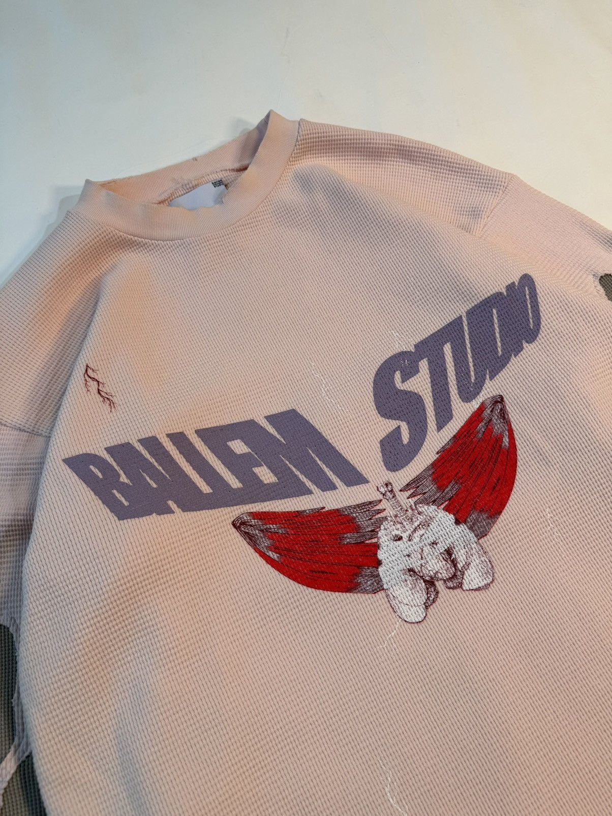Vintage Streetwear Thermal Flames Avant Garde Brand Longsleeve Size US S / EU 44-46 / 1 - 4 Thumbnail