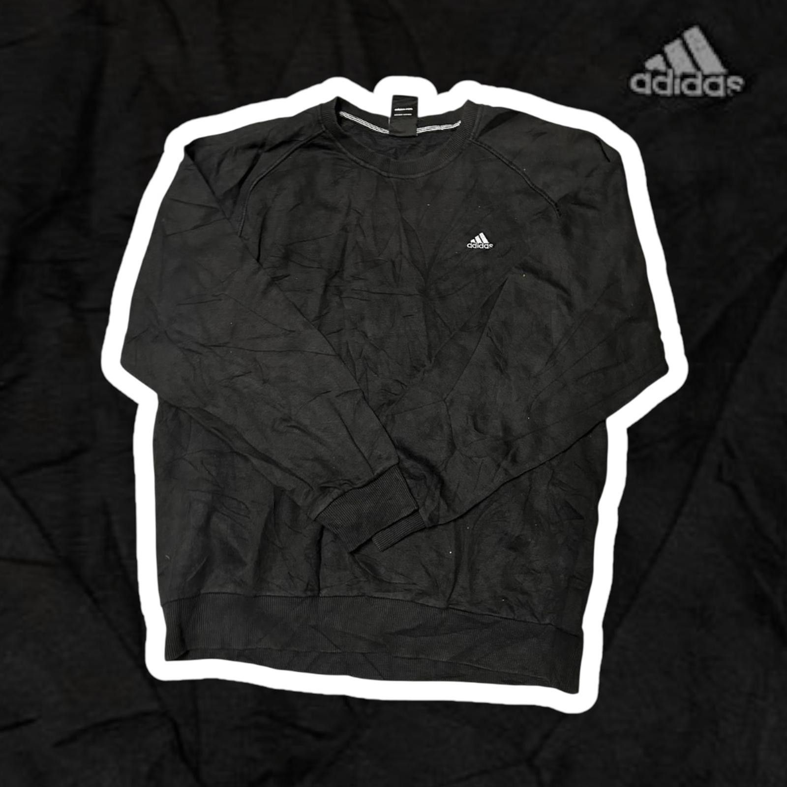 Adidas Adidas Essentials Black Sweatshirt Size US XL / EU 56 / 4 - 1 Thumbnail