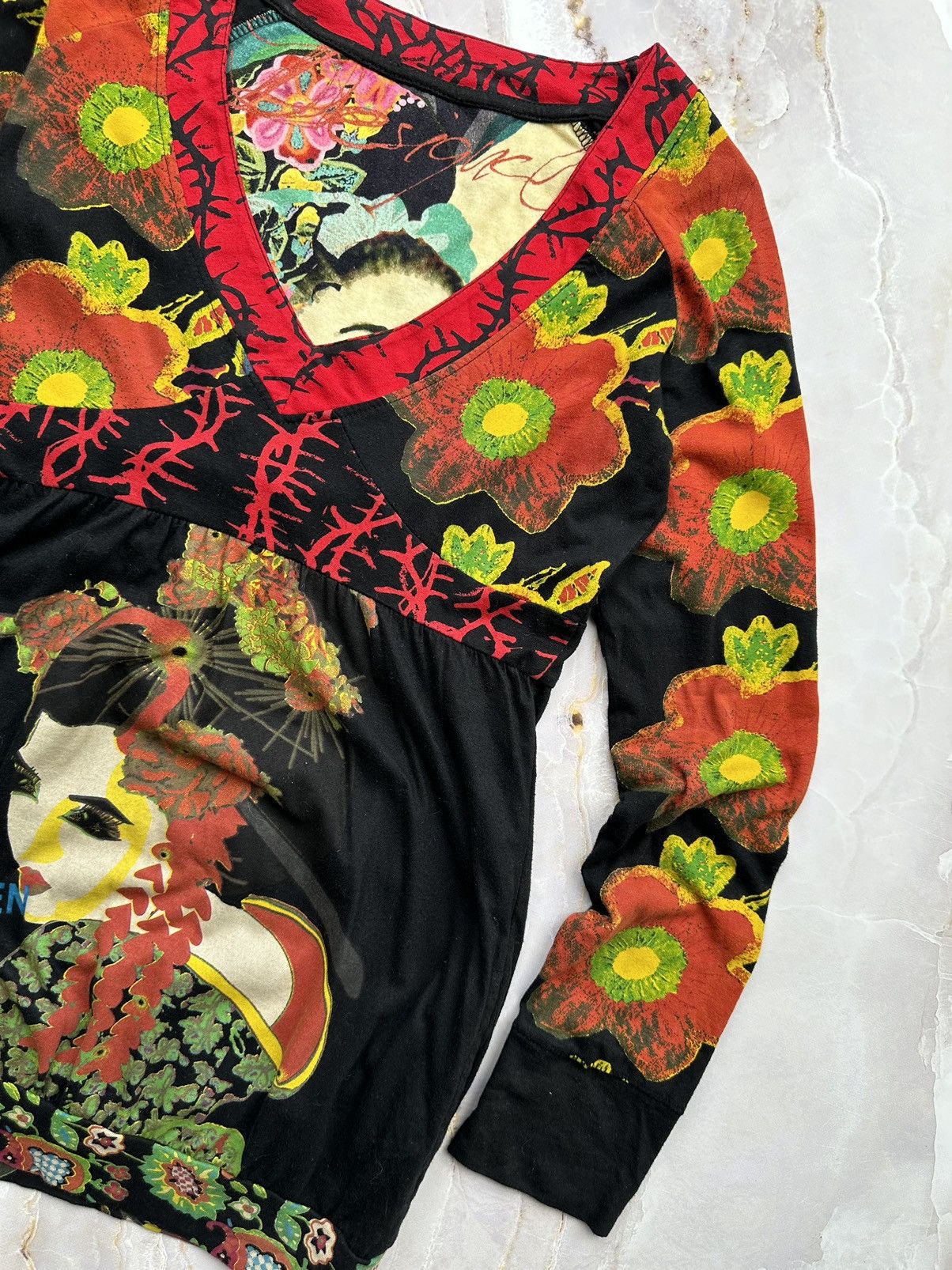 Desigual Desigual Multicolor Long Sleeve Size M / US 6-8 / IT 42-44 - 4 Thumbnail