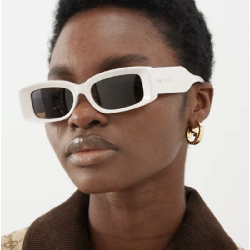 Gucci NEW Gucci Sunglasses GG1528S 003 Ivory Brown Women Authentic Size ONE SIZE - 1 Thumbnail