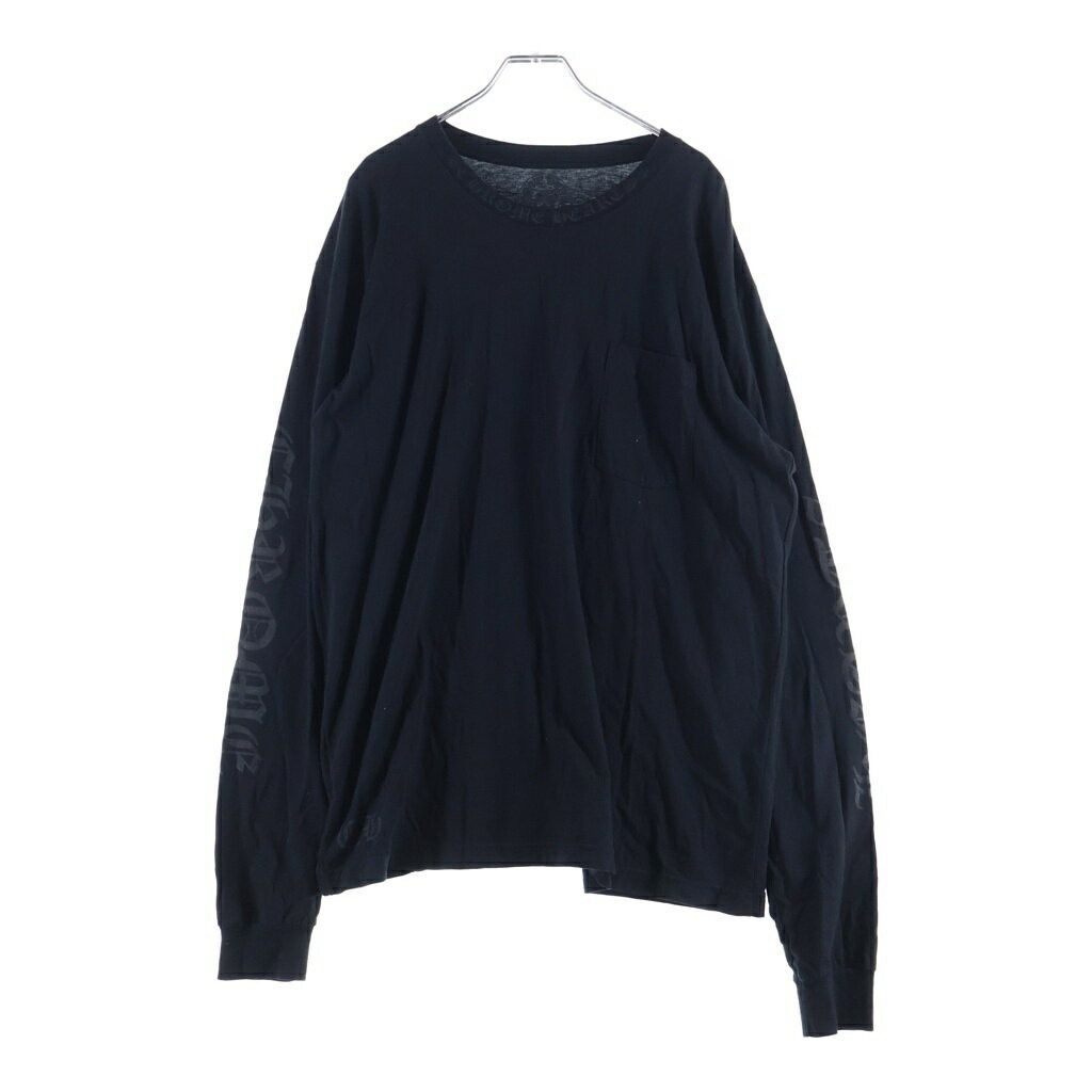 Chrome Hearts Chrome Hearts CH Long Sleeve Neck Logo Tee - Long-sleeved T-shirt With Print Size US XL / EU 56 / 4 - 1 Thumbnail