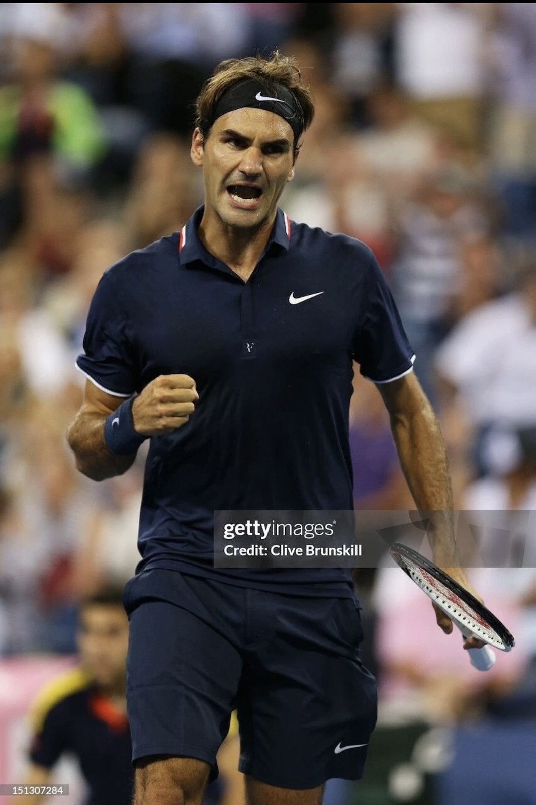 Nike Nike Roger Federer RF 2012 Open NYC Tennis Polo Shirt Size US M / EU 48-50 / 2 - 2 Thumbnail