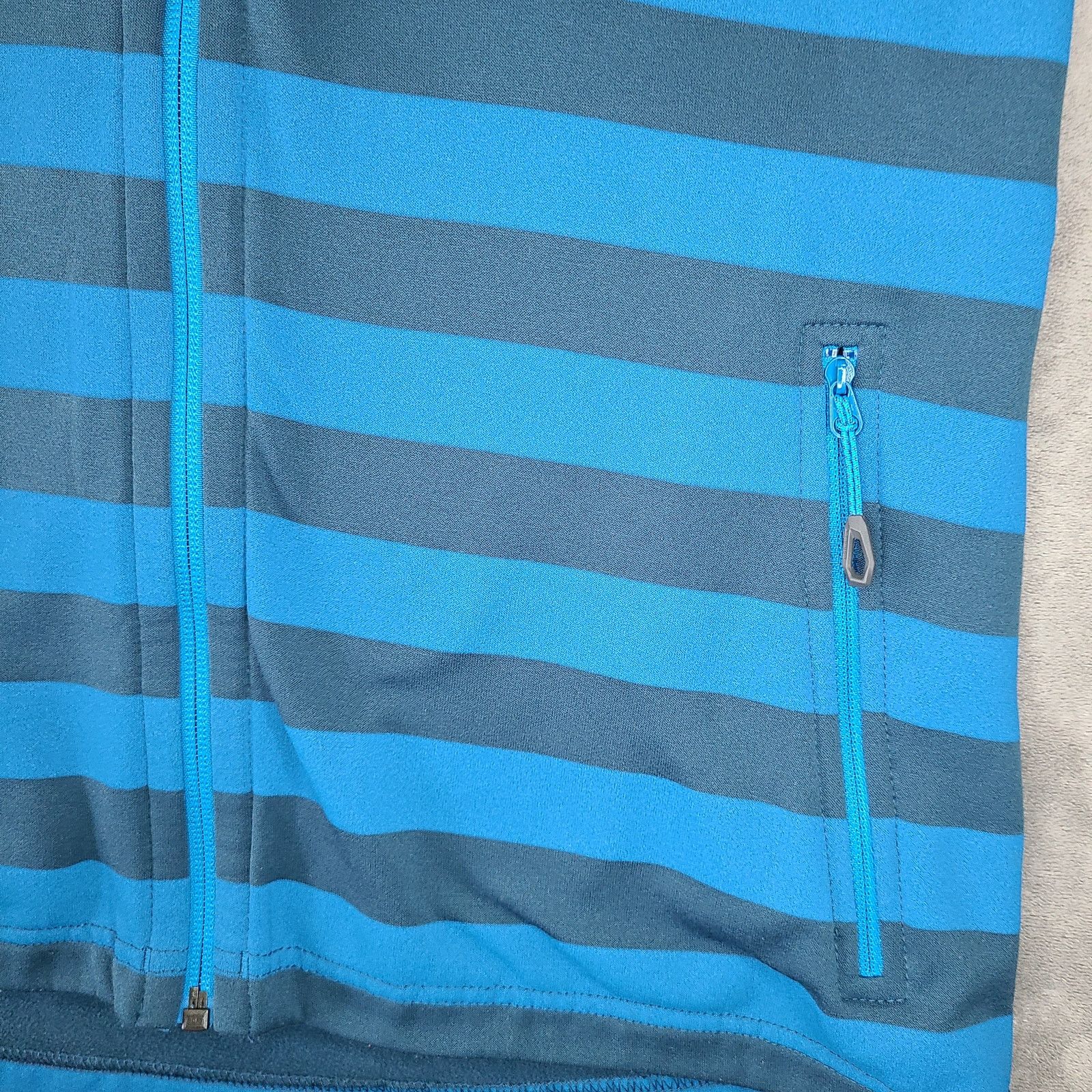 Mammut Mammut Blue & Navy Striped Turtleneck Jacket L, Women's Size L / US 10 / IT 46 - 11 Thumbnail