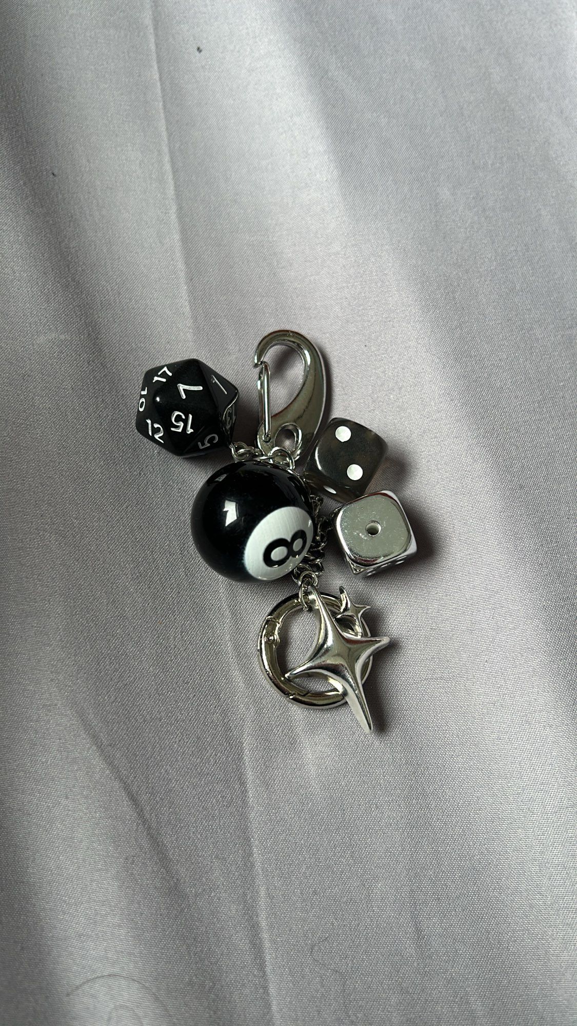 Japanese Brand Star keychain charm dice Size ONE SIZE - 2 Thumbnail
