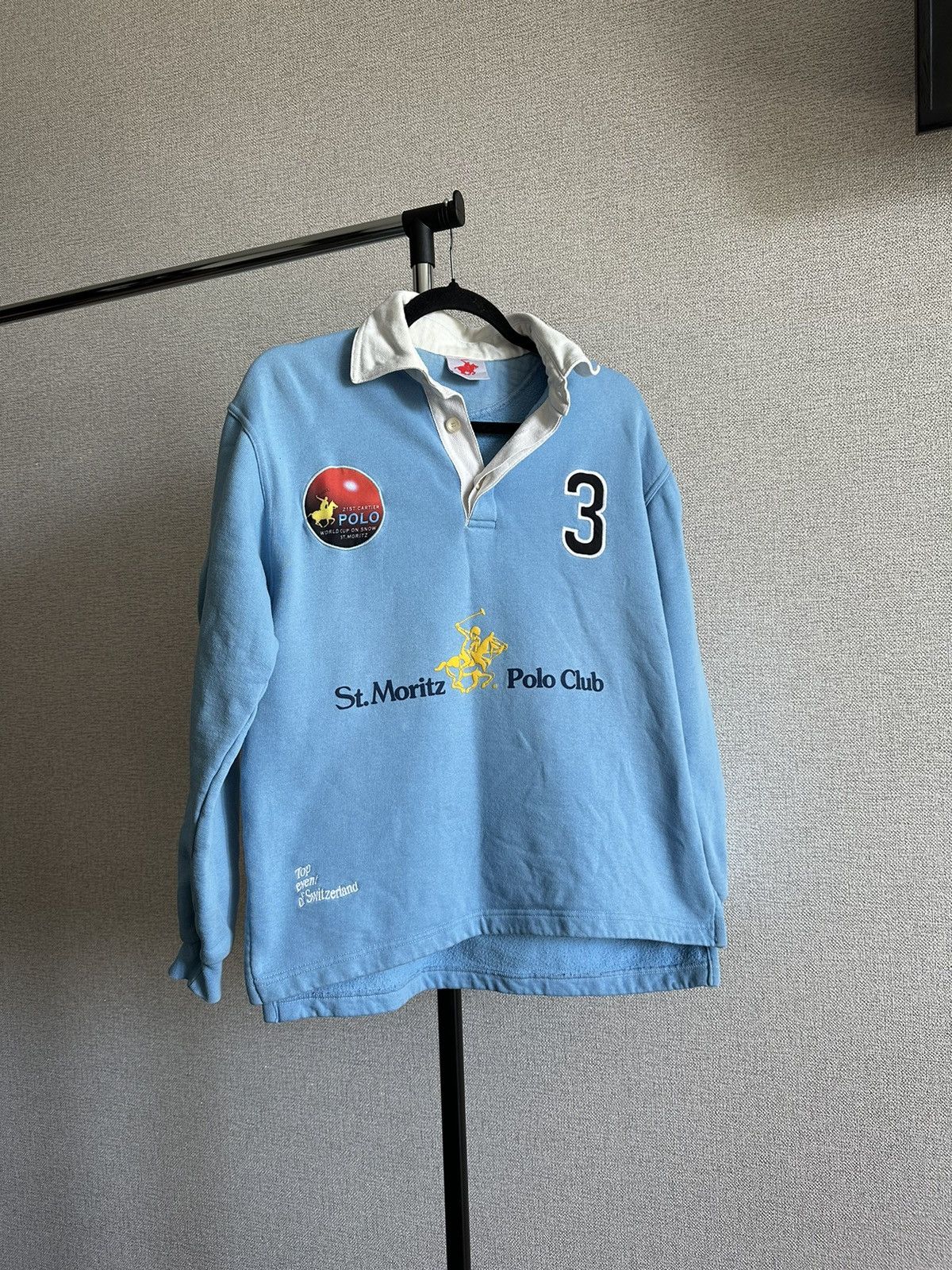 Vintage Vintage St. Moritz Polo Club Polo Shirt Size US M / EU 48-50 / 2 - 1 Thumbnail