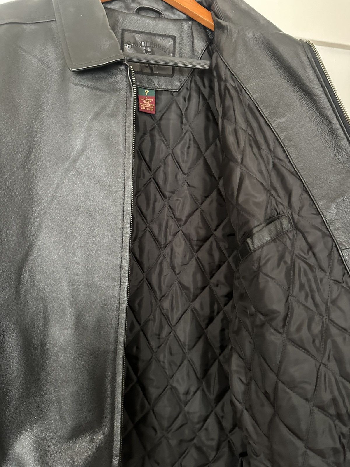 Saddlebred Leather Bomber jacket Size US L / EU 52-54 / 3 - 4 Thumbnail