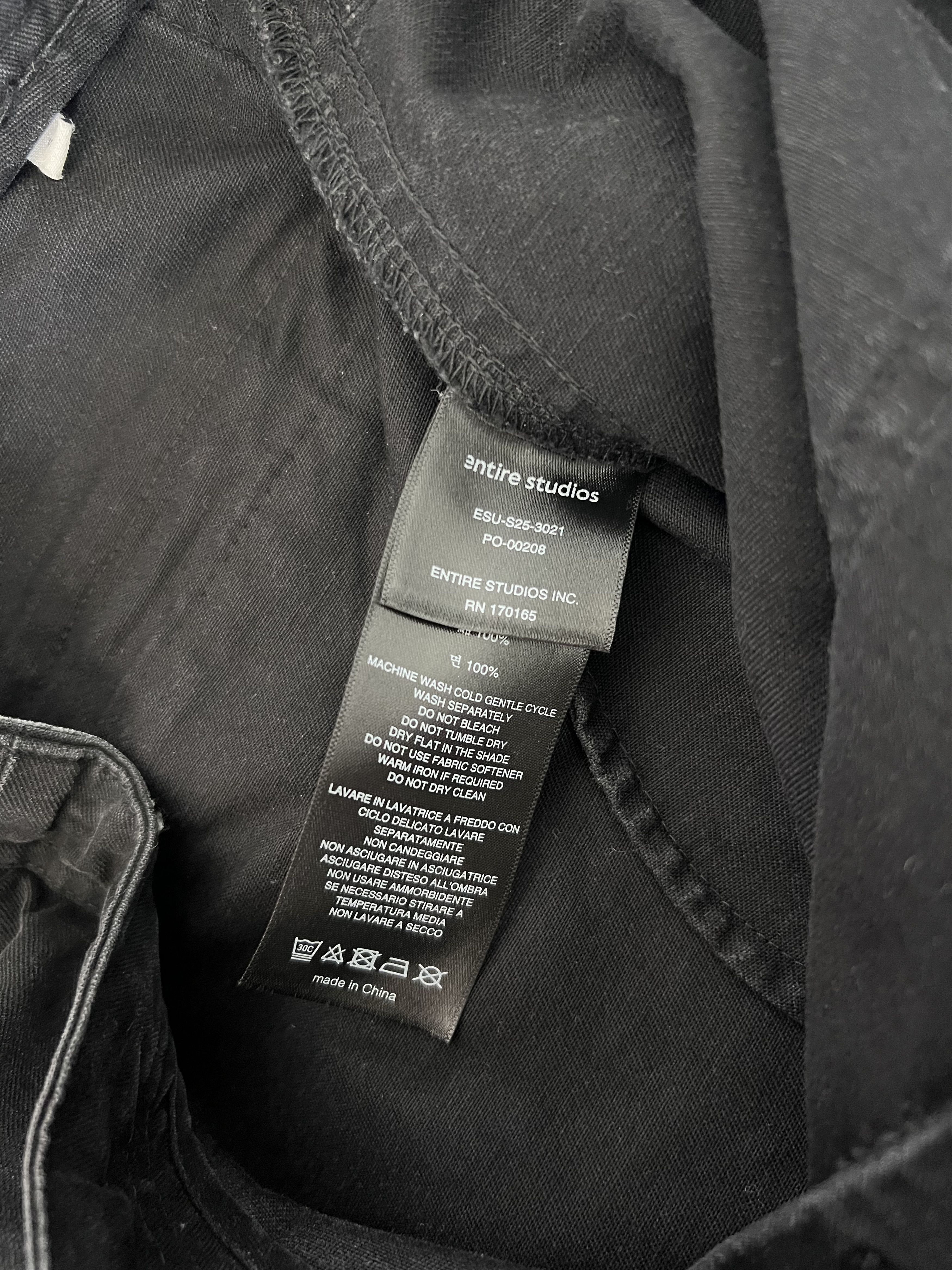 Entire Studios Entire Studios Barren Cargo Pants in Black Size US 30 / EU 46 - 9 Thumbnail